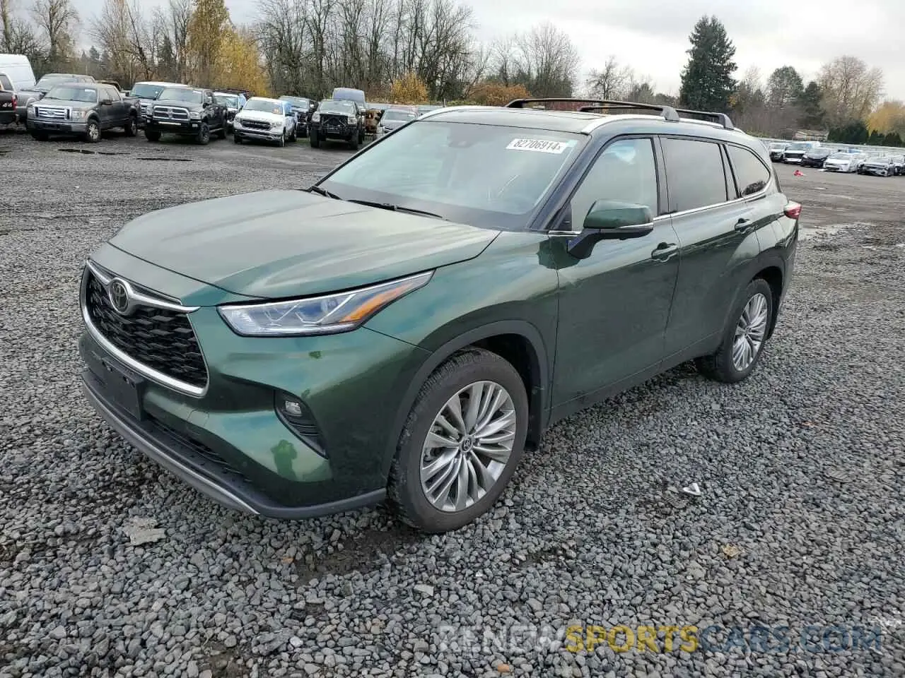 1 Фотография поврежденного автомобиля 5TDKDRBHXPS513462 TOYOTA HIGHLANDER 2023