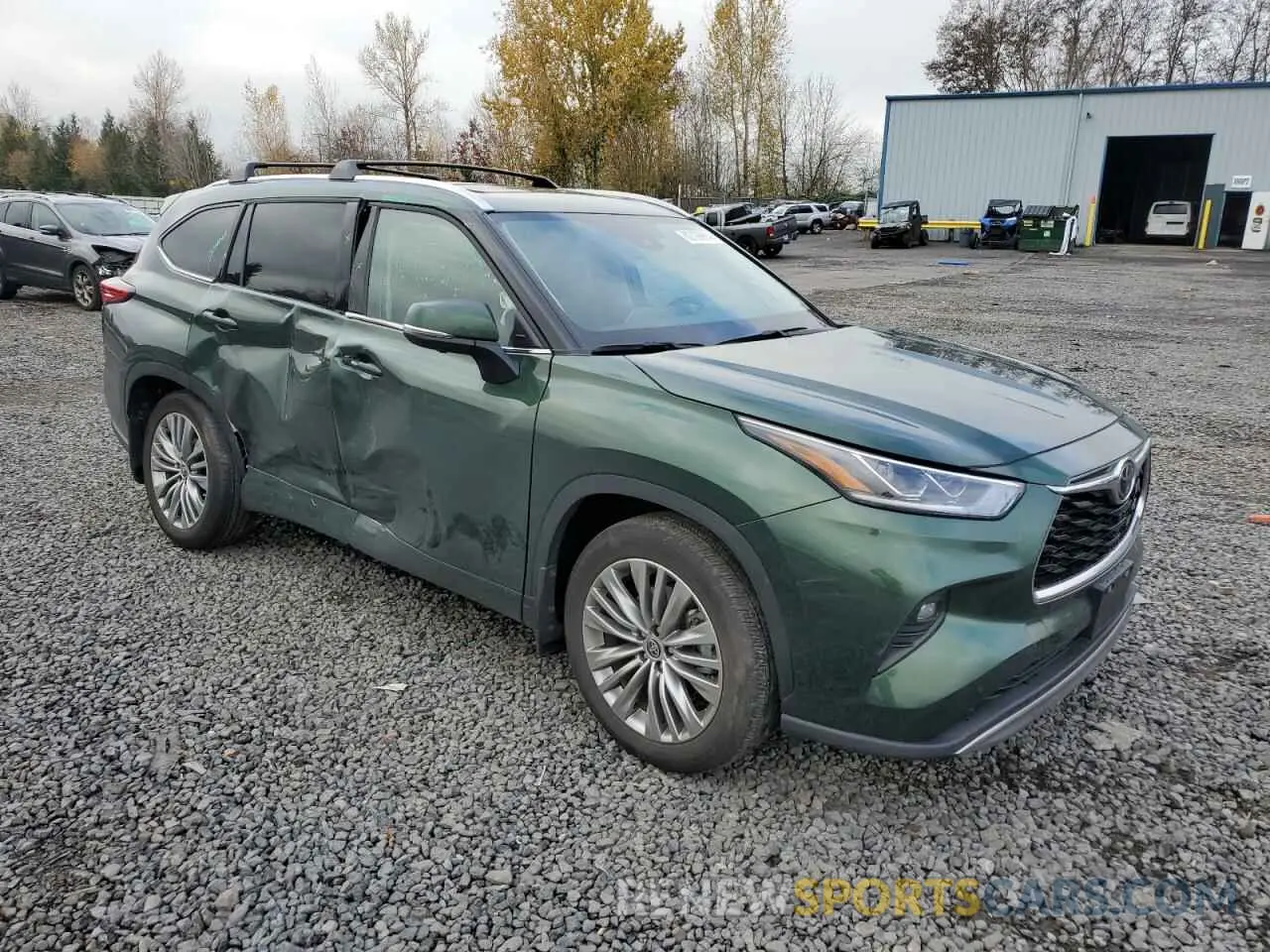 4 Фотография поврежденного автомобиля 5TDKDRBHXPS513462 TOYOTA HIGHLANDER 2023