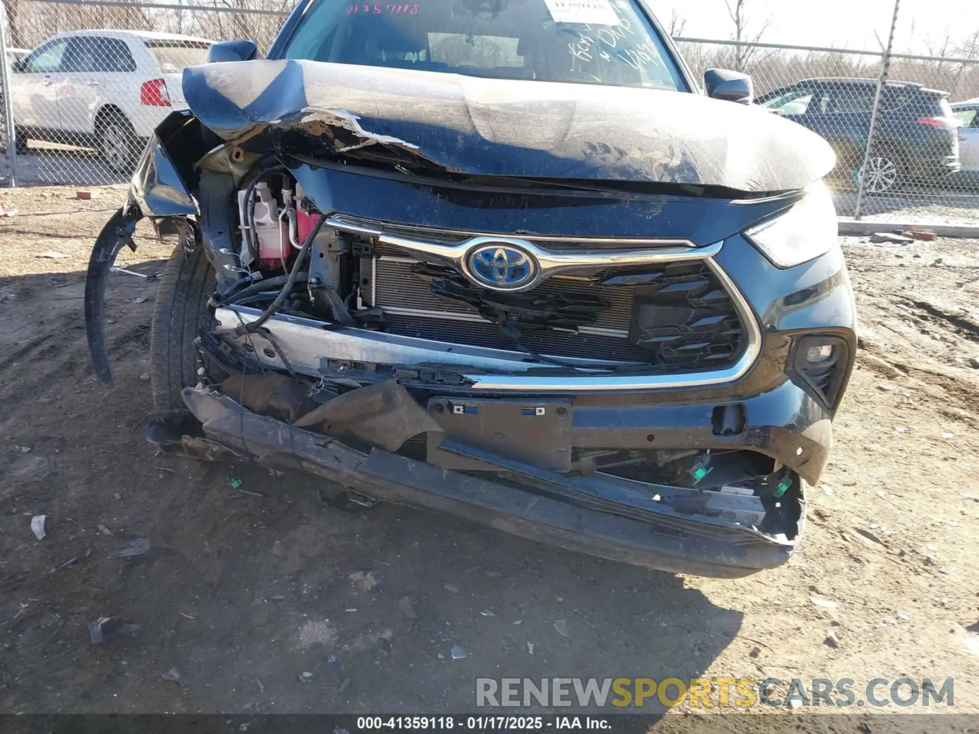 6 Photograph of a damaged car 5TDXBRCH1PS582776 TOYOTA HIGHLANDER 2023