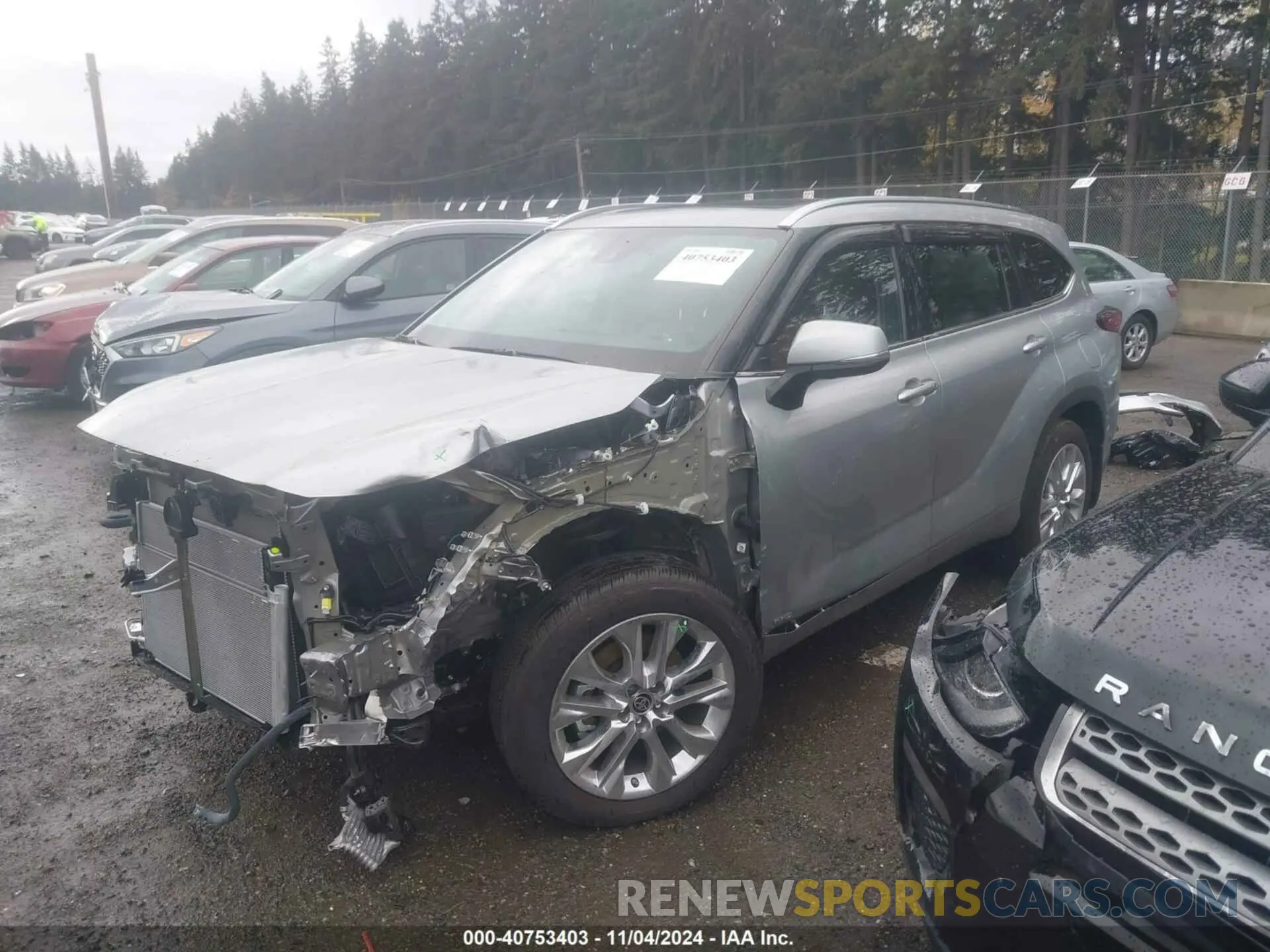 2 Photograph of a damaged car 5TDXBRCH5PS123394 TOYOTA HIGHLANDER 2023