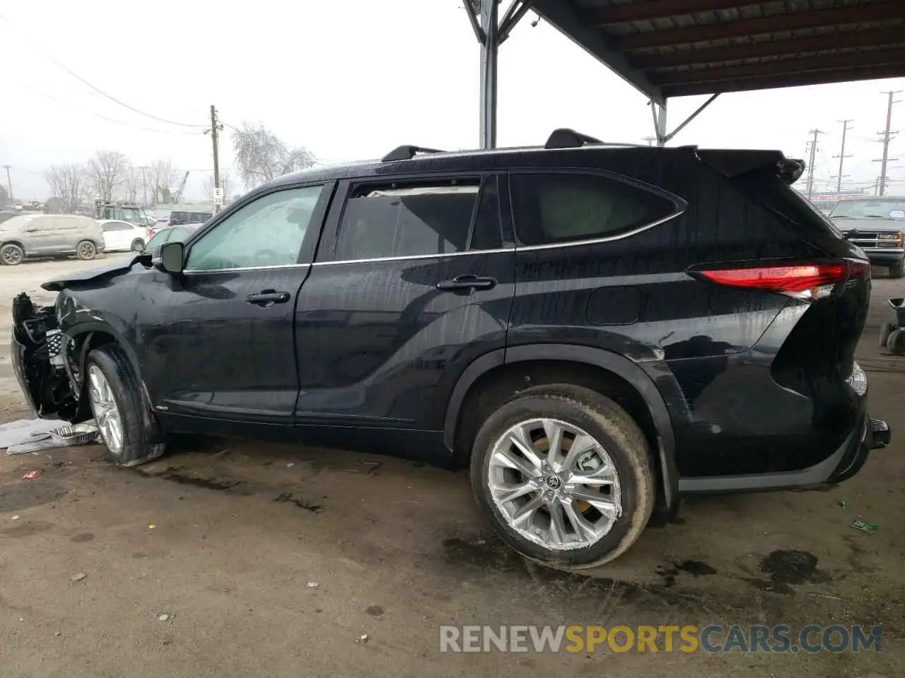 2 Фотография поврежденного автомобиля 5TDXBRCH7PS125051 TOYOTA HIGHLANDER 2023