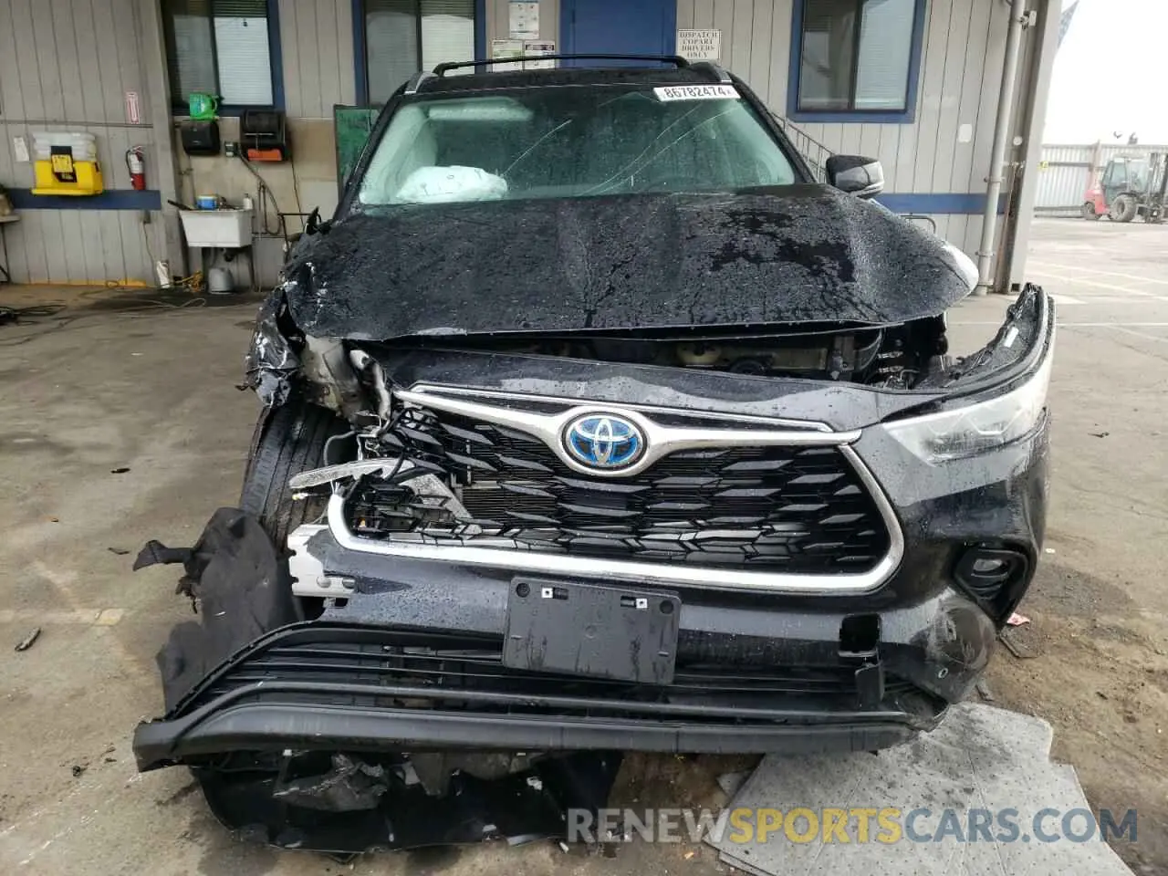 5 Фотография поврежденного автомобиля 5TDXBRCH7PS125051 TOYOTA HIGHLANDER 2023