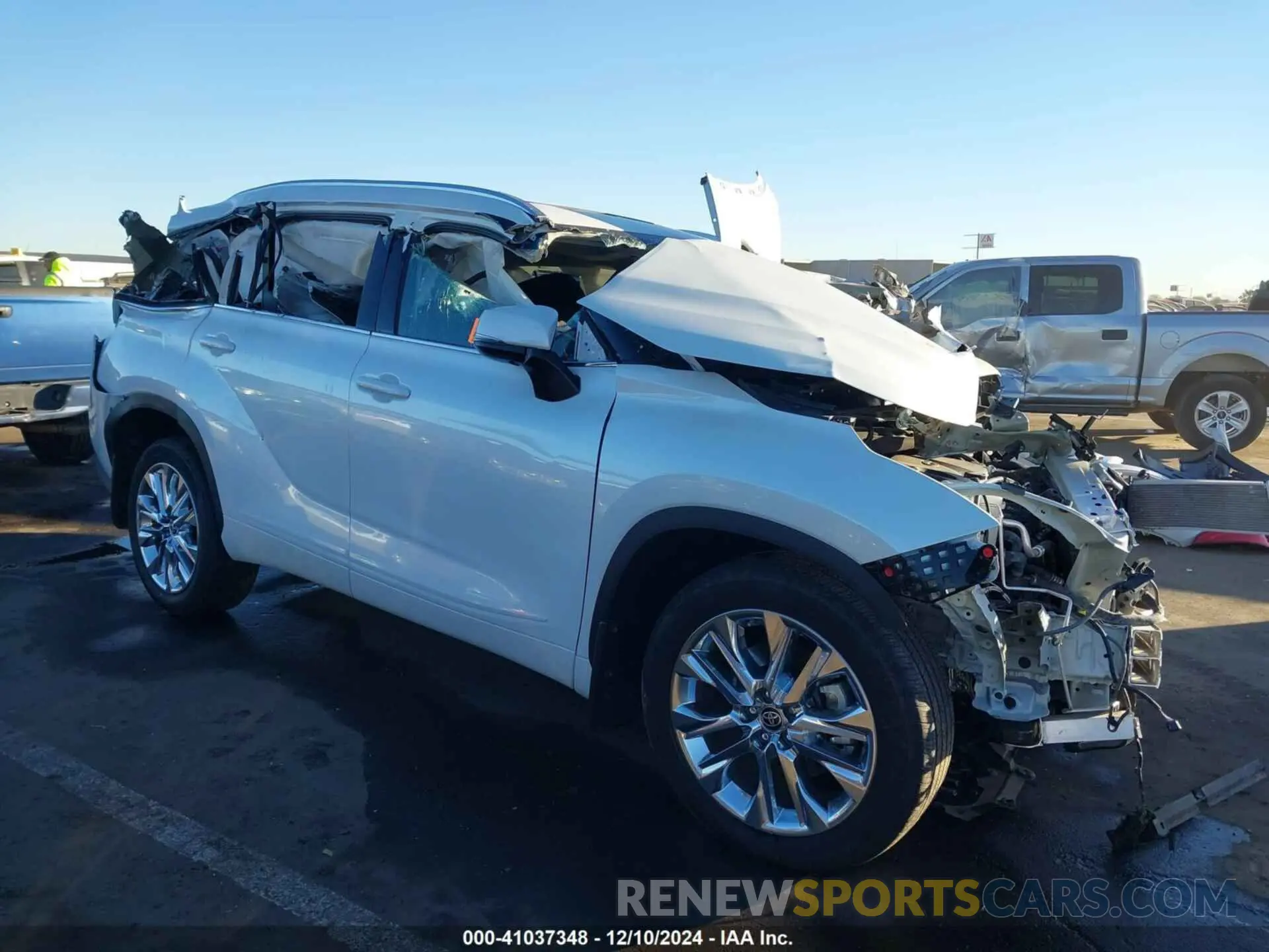 1 Фотография поврежденного автомобиля 5TDYARAH7PS018401 TOYOTA HIGHLANDER 2023