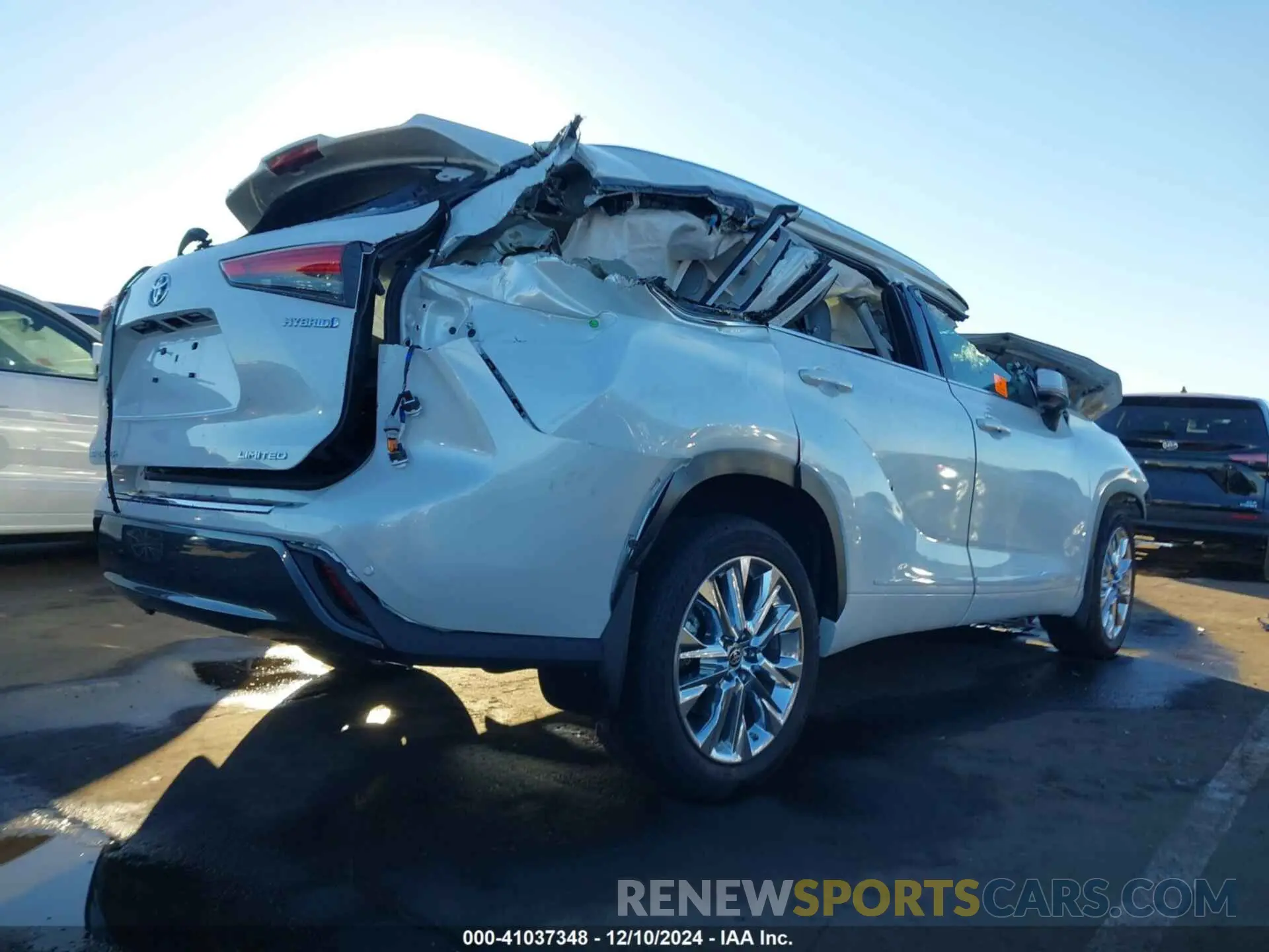 4 Фотография поврежденного автомобиля 5TDYARAH7PS018401 TOYOTA HIGHLANDER 2023