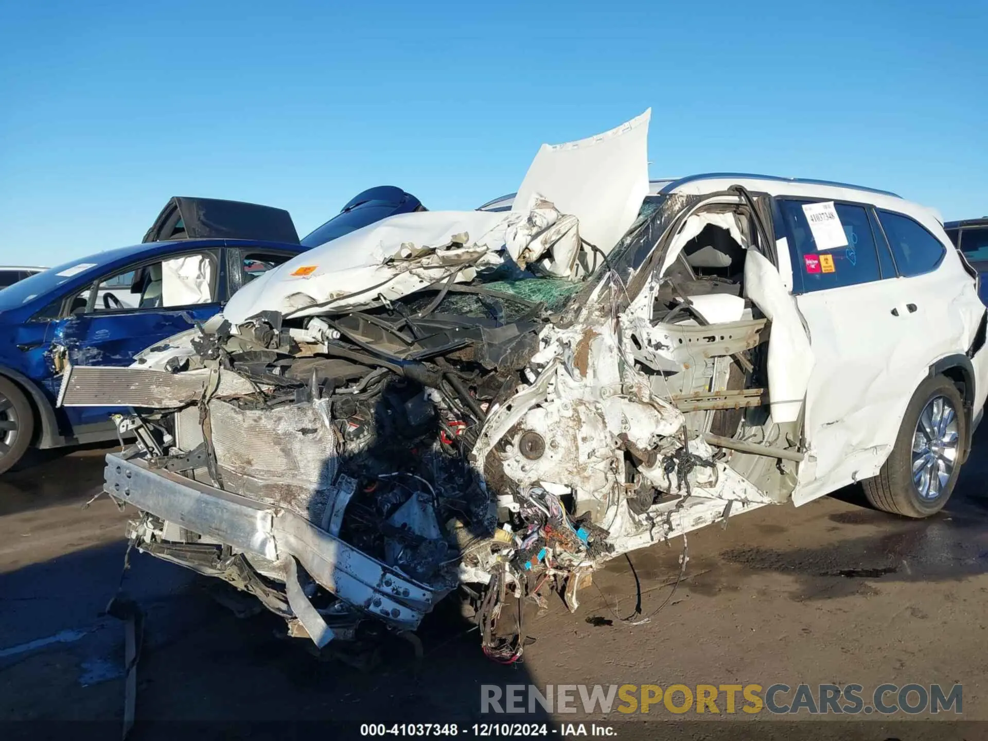 6 Фотография поврежденного автомобиля 5TDYARAH7PS018401 TOYOTA HIGHLANDER 2023
