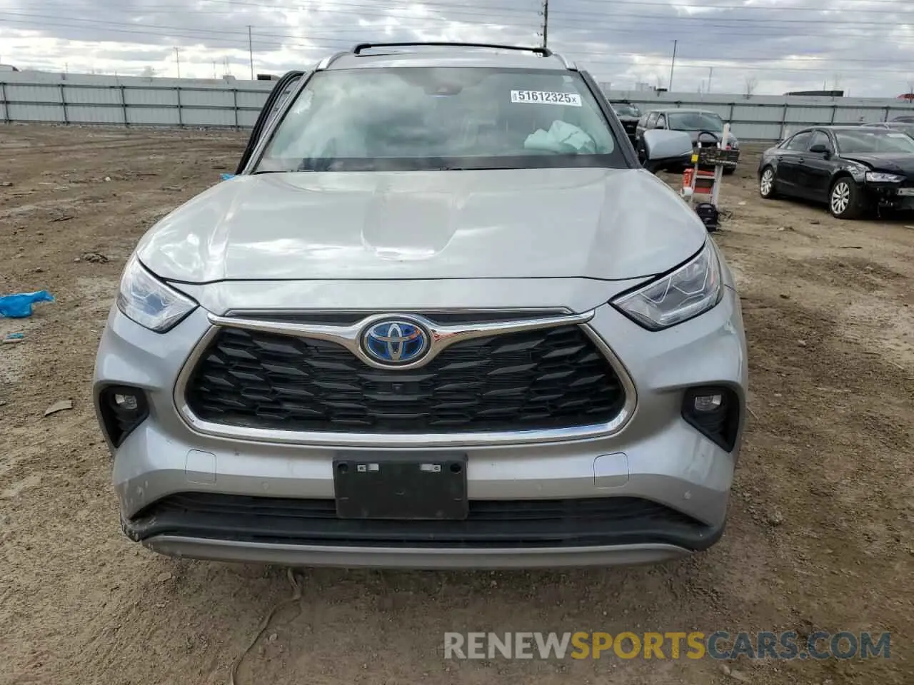 5 Фотография поврежденного автомобиля 5TDEBRCH6RS608332 TOYOTA HIGHLANDER 2024