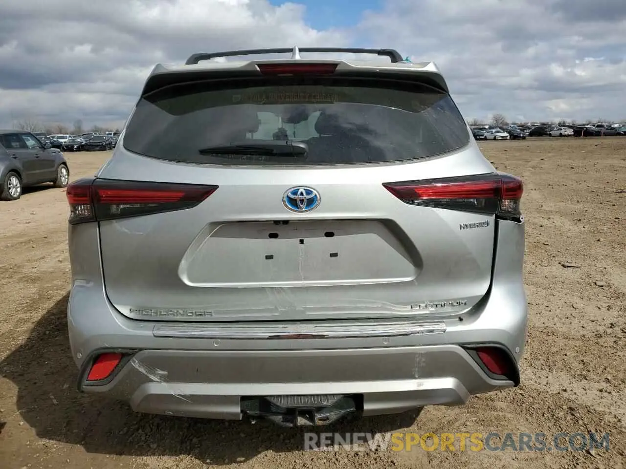 6 Фотография поврежденного автомобиля 5TDEBRCH6RS608332 TOYOTA HIGHLANDER 2024