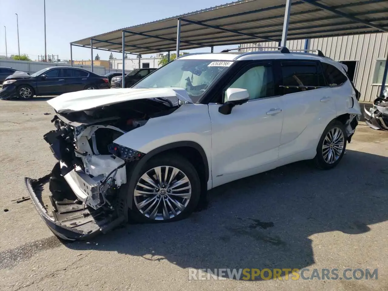 1 Photograph of a damaged car 5TDEBRCH6RS636695 TOYOTA HIGHLANDER 2024