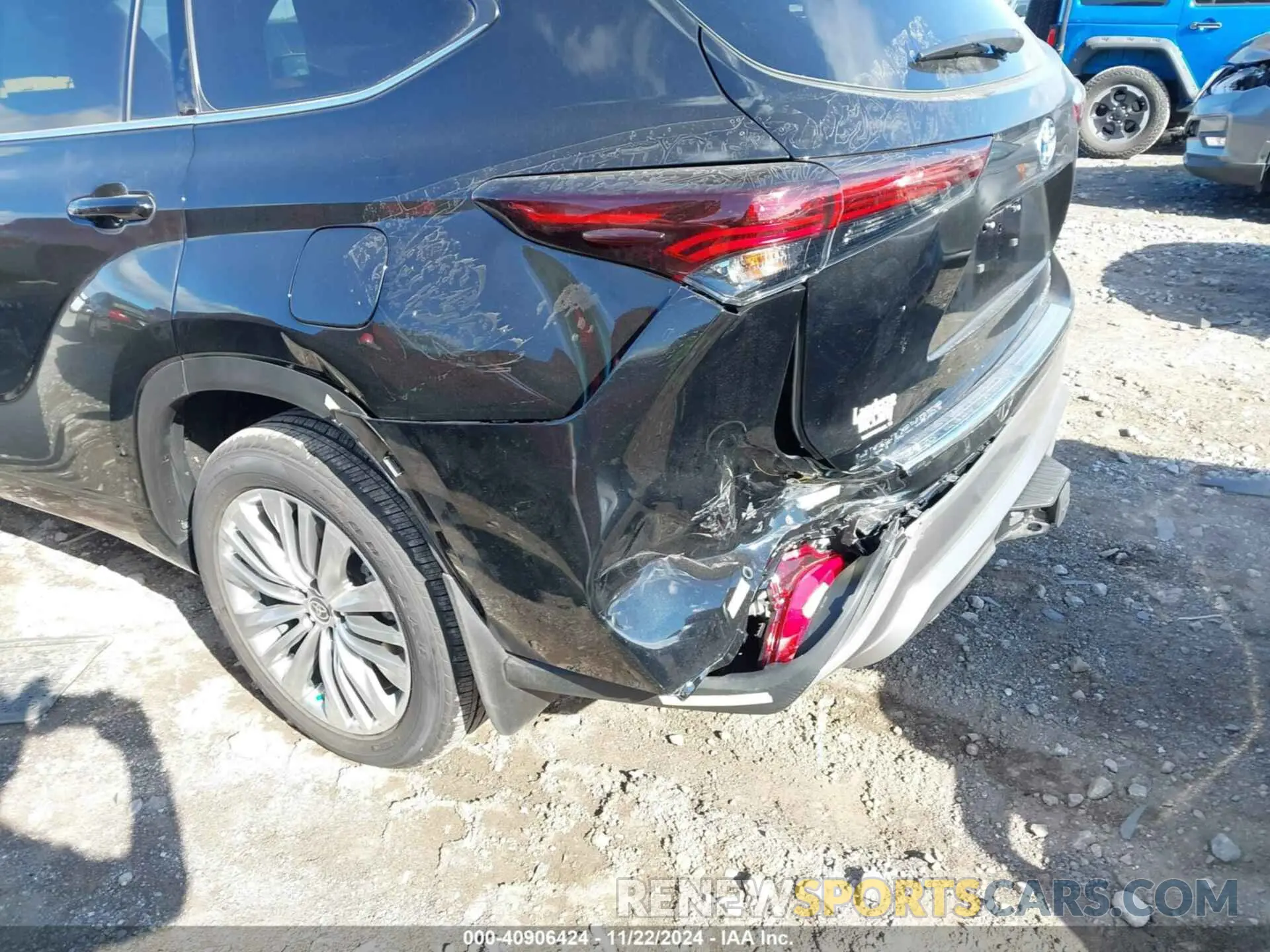 6 Фотография поврежденного автомобиля 5TDEBRCH6RS641749 TOYOTA HIGHLANDER 2024