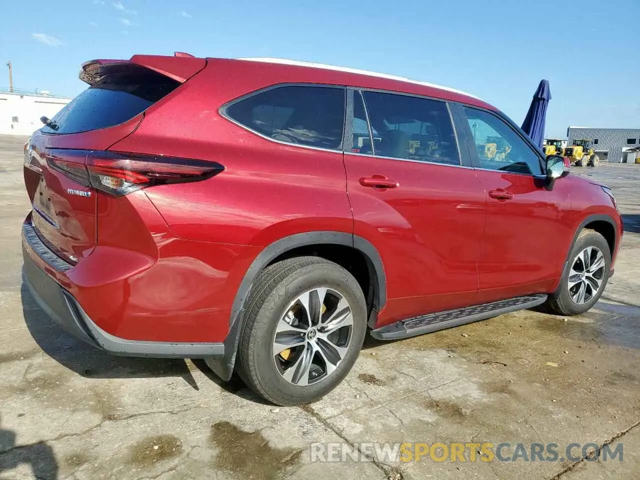 3 Фотография поврежденного автомобиля 5TDKARAH5RS530196 TOYOTA HIGHLANDER 2024