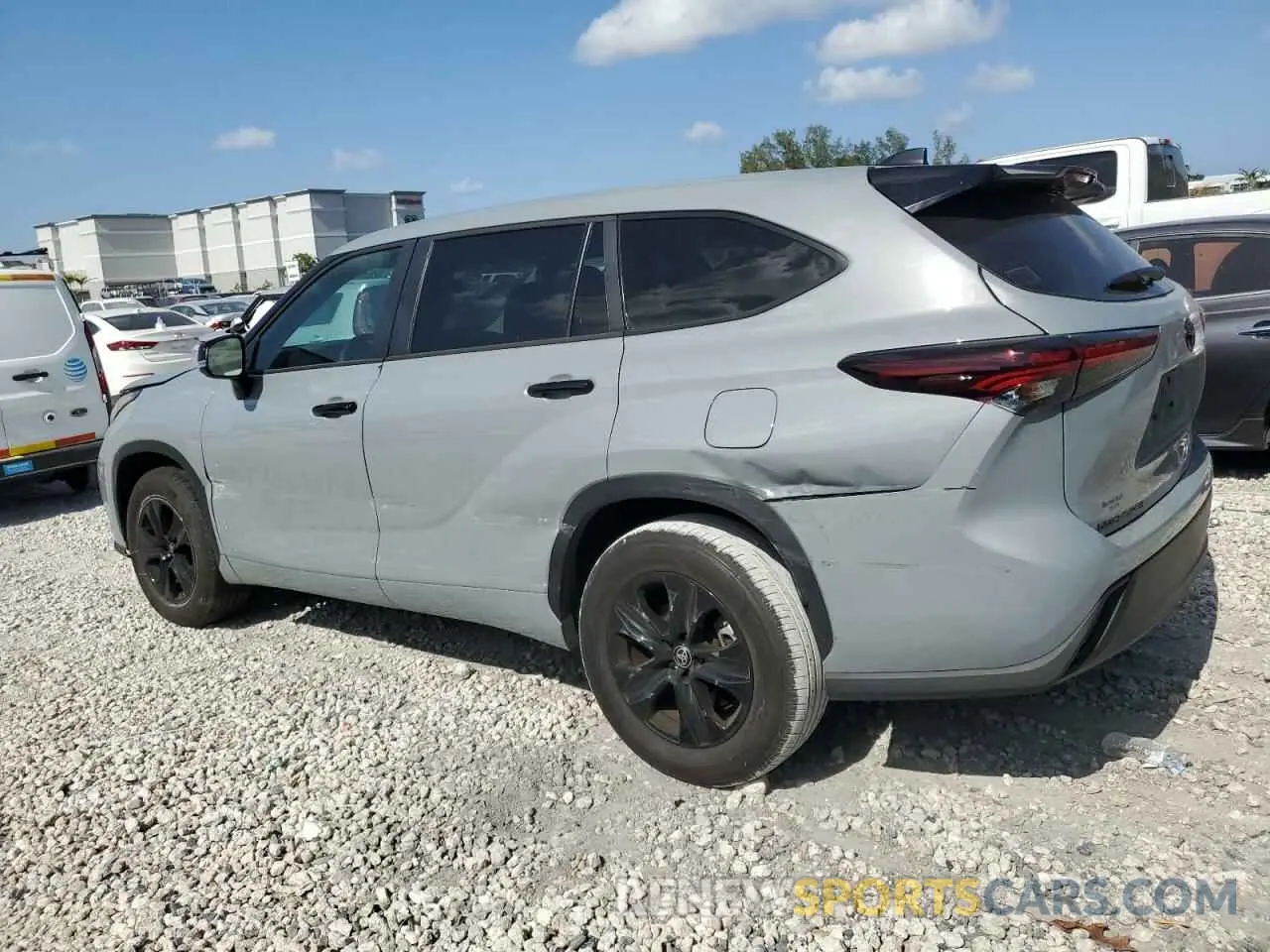 2 Фотография поврежденного автомобиля 5TDKARAH5RS530697 TOYOTA HIGHLANDER 2024