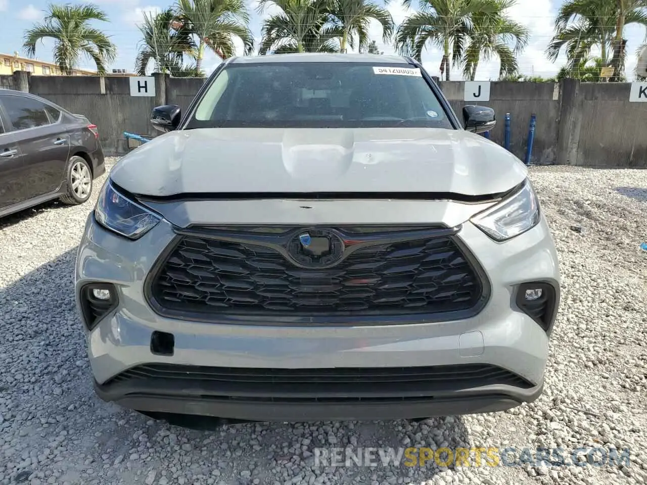 5 Фотография поврежденного автомобиля 5TDKARAH5RS530697 TOYOTA HIGHLANDER 2024