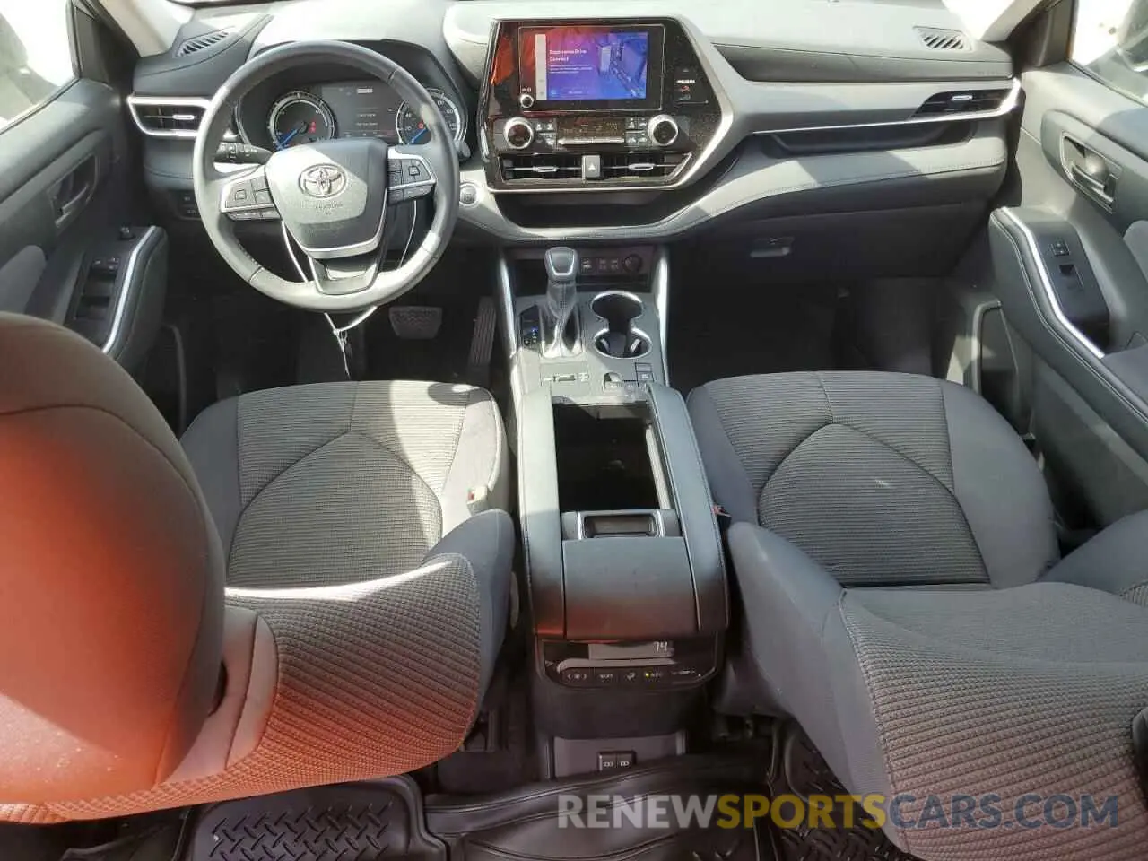 8 Фотография поврежденного автомобиля 5TDKARAH5RS530697 TOYOTA HIGHLANDER 2024