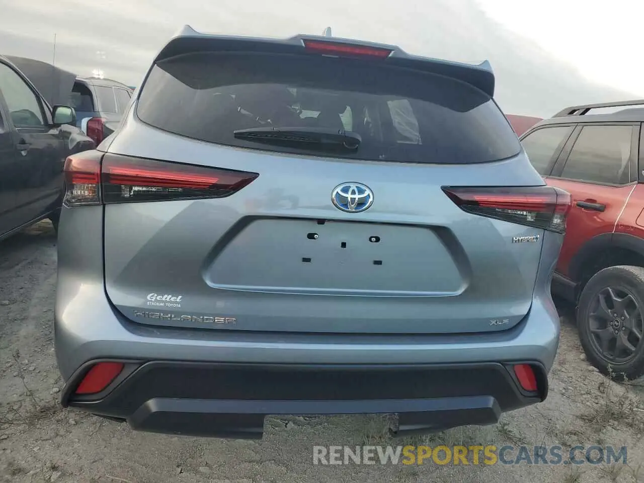 6 Фотография поврежденного автомобиля 5TDKBRCH2RS635837 TOYOTA HIGHLANDER 2024