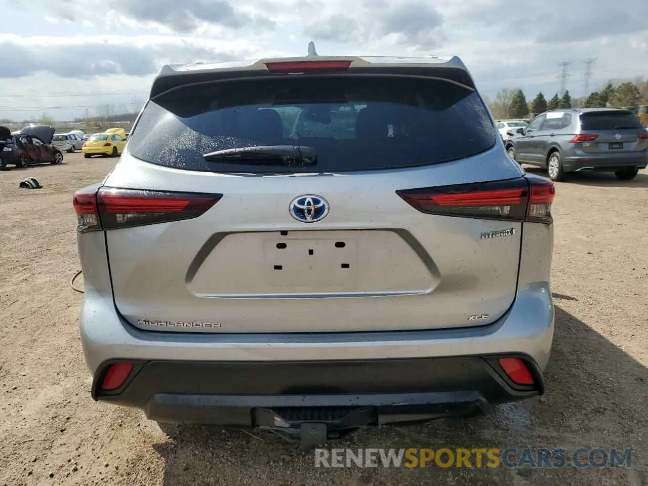 6 Фотография поврежденного автомобиля 5TDKBRCH3RS636172 TOYOTA HIGHLANDER 2024