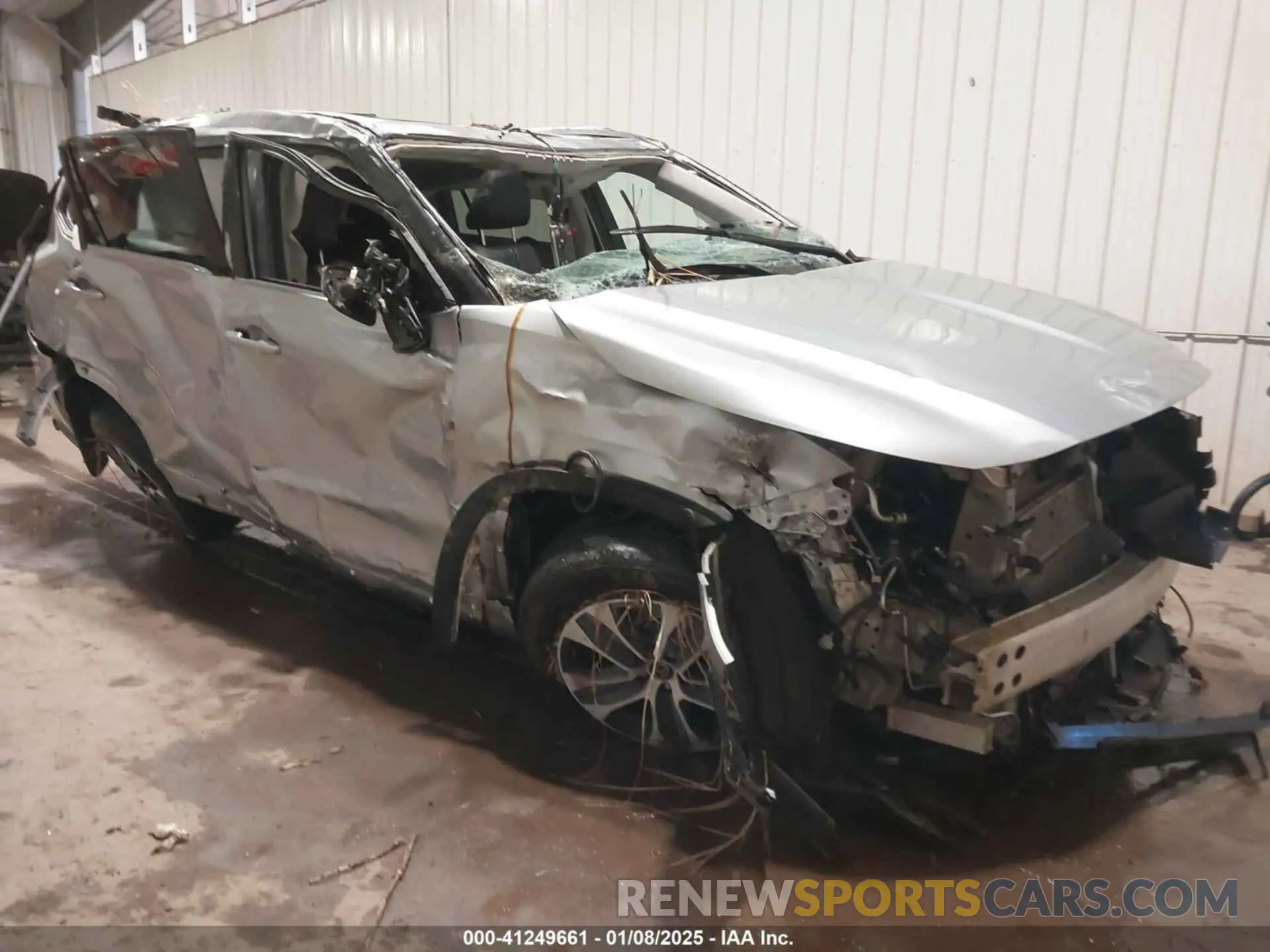 1 Фотография поврежденного автомобиля 5TDKBRCH8RS607251 TOYOTA HIGHLANDER 2024