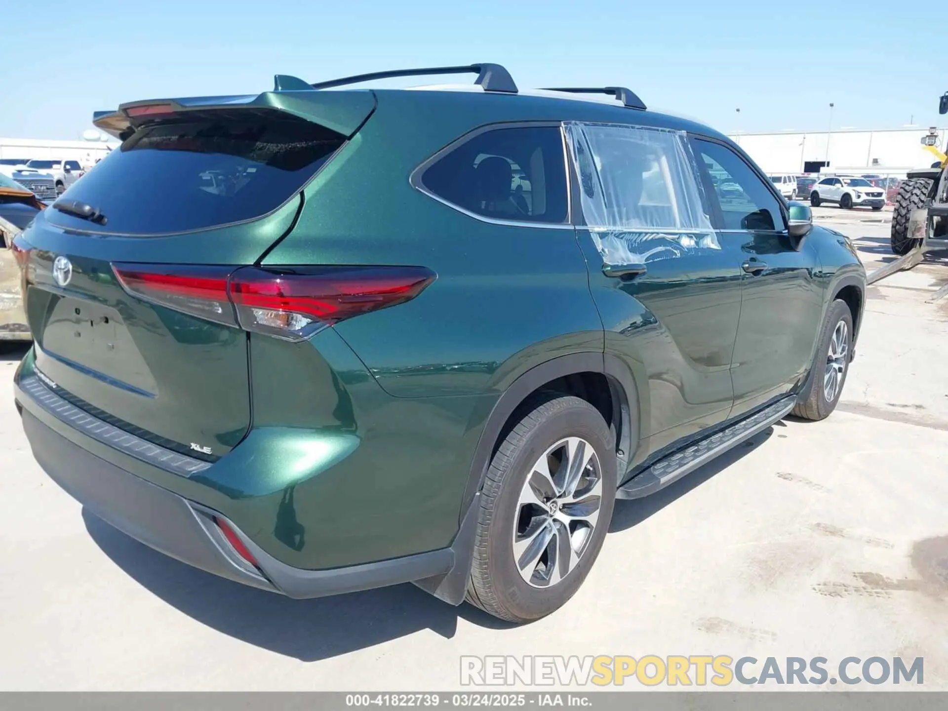 4 Фотография поврежденного автомобиля 5TDKDRAH0RS528069 TOYOTA HIGHLANDER 2024