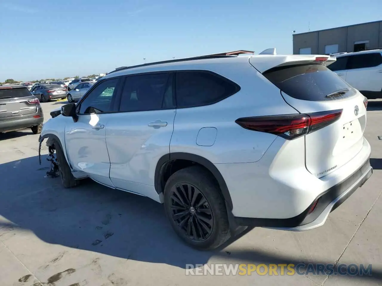 2 Фотография поврежденного автомобиля 5TDKDRAH0RS532123 TOYOTA HIGHLANDER 2024