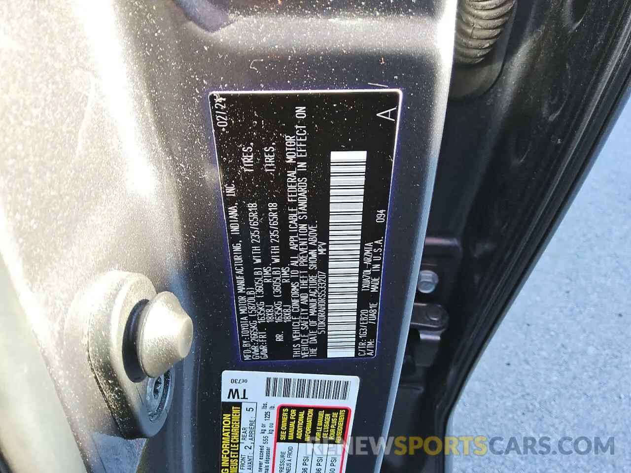 14 Фотография поврежденного автомобиля 5TDKDRAH0RS533207 TOYOTA HIGHLANDER 2024