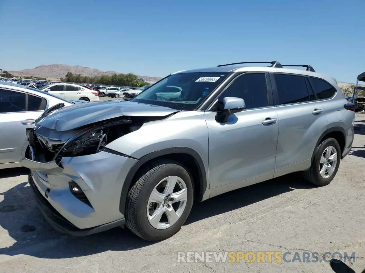 1 Photograph of a damaged car 5TDKDRAH2RS050379 TOYOTA HIGHLANDER 2024