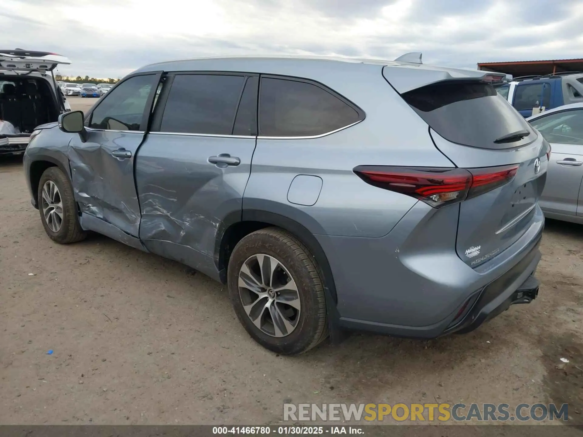 3 Фотография поврежденного автомобиля 5TDKDRAH2RS542863 TOYOTA HIGHLANDER 2024