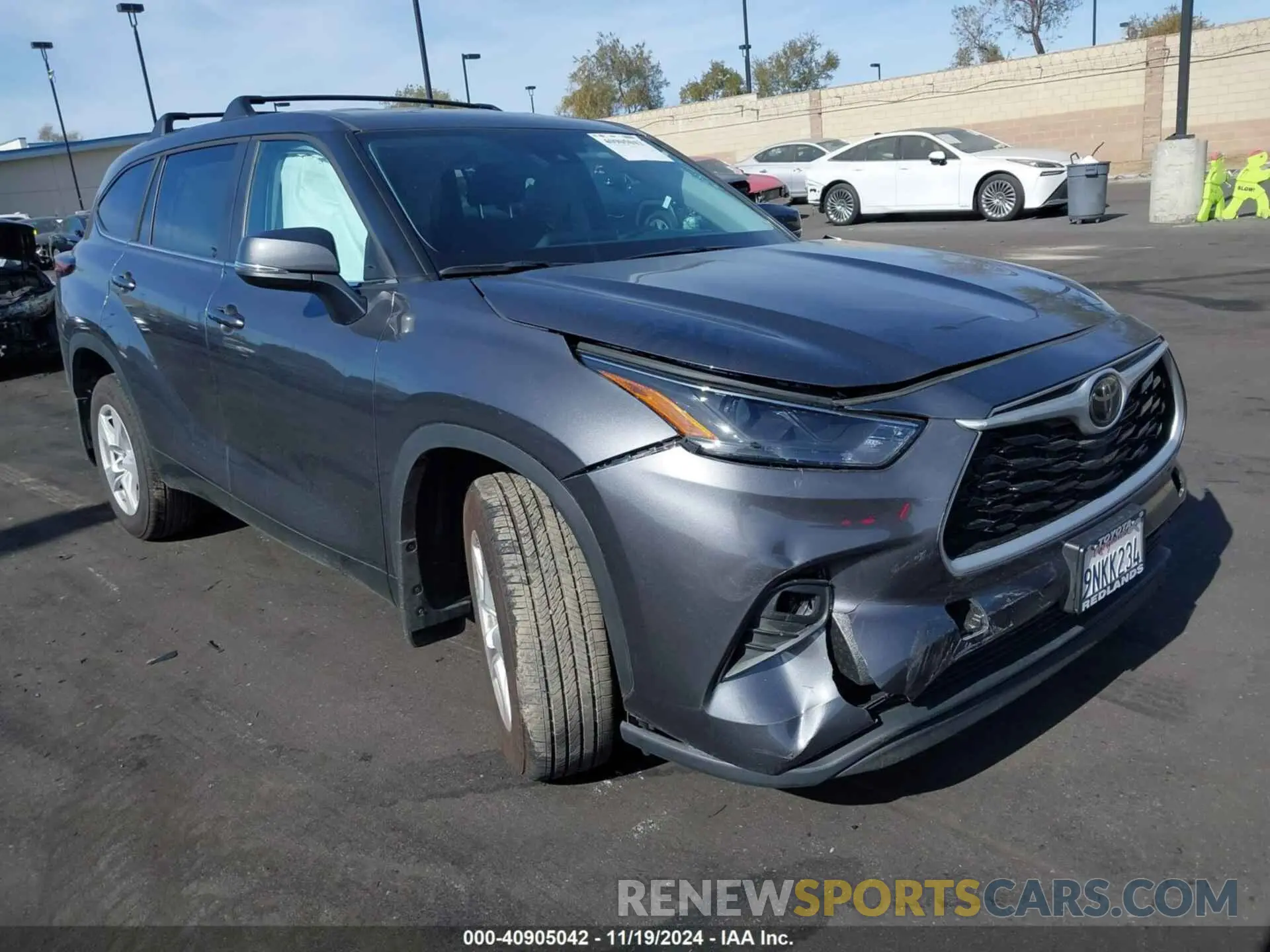 1 Photograph of a damaged car 5TDKDRAH2RS546248 TOYOTA HIGHLANDER 2024