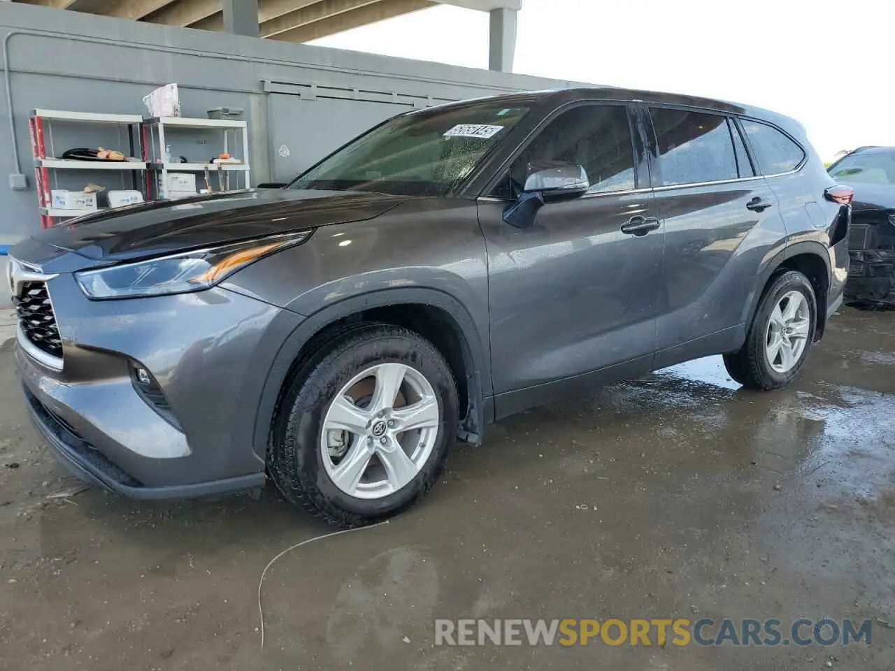 1 Photograph of a damaged car 5TDKDRAH2RS546587 TOYOTA HIGHLANDER 2024