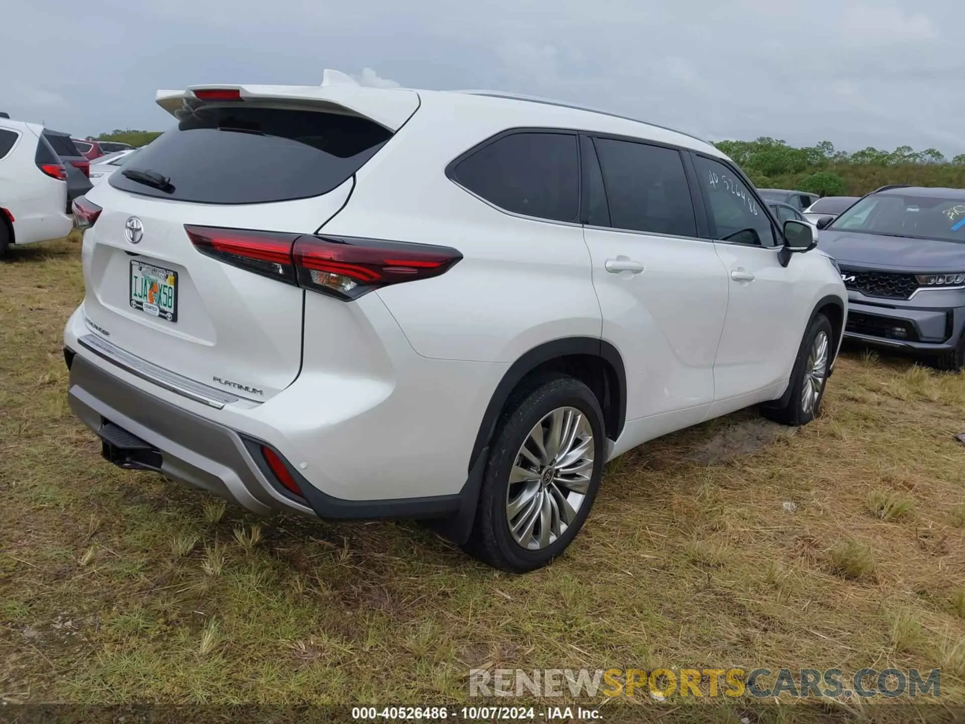 4 Фотография поврежденного автомобиля 5TDKDRAH4RS539608 TOYOTA HIGHLANDER 2024