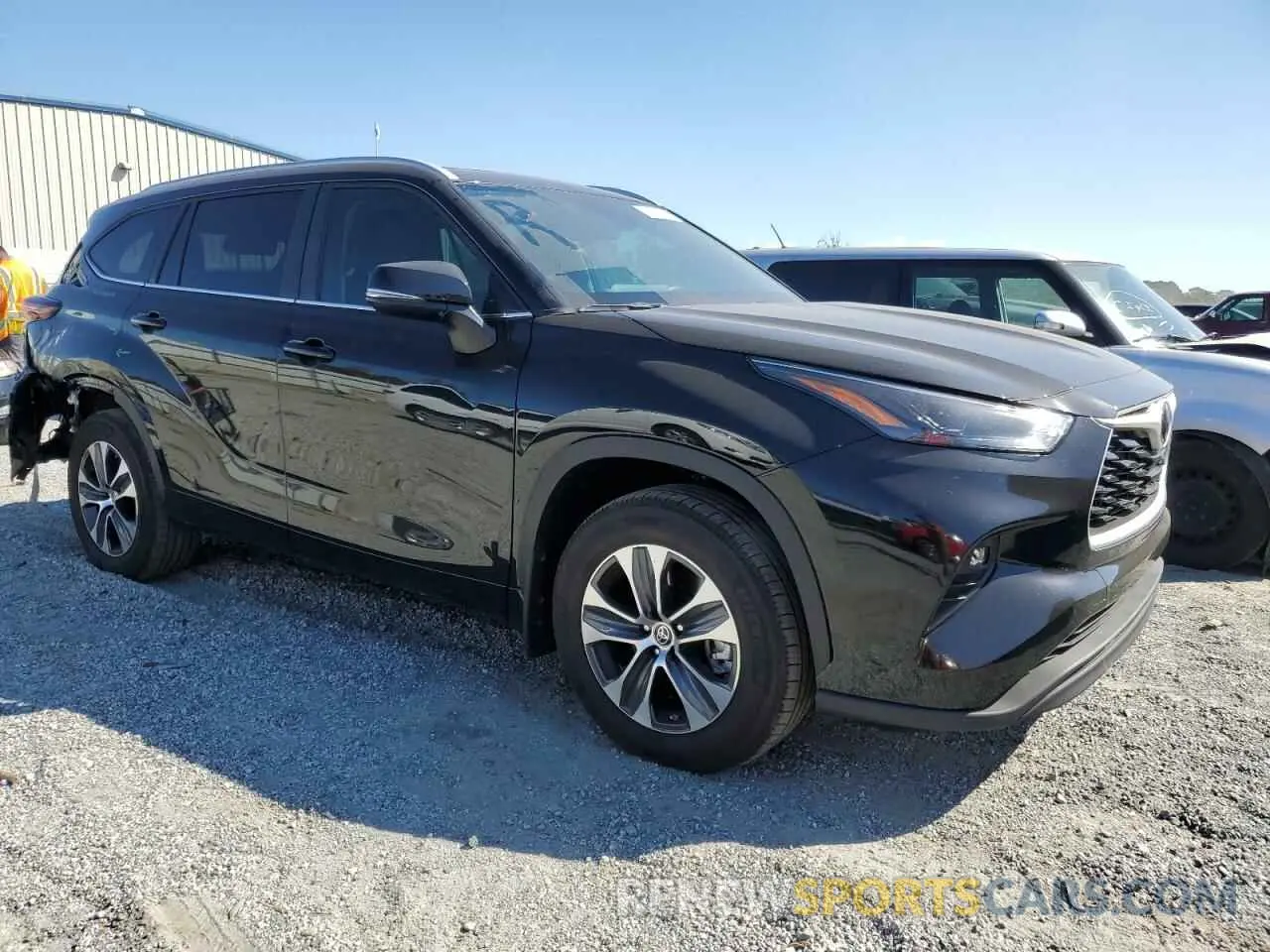 4 Фотография поврежденного автомобиля 5TDKDRAH5RS530903 TOYOTA HIGHLANDER 2024