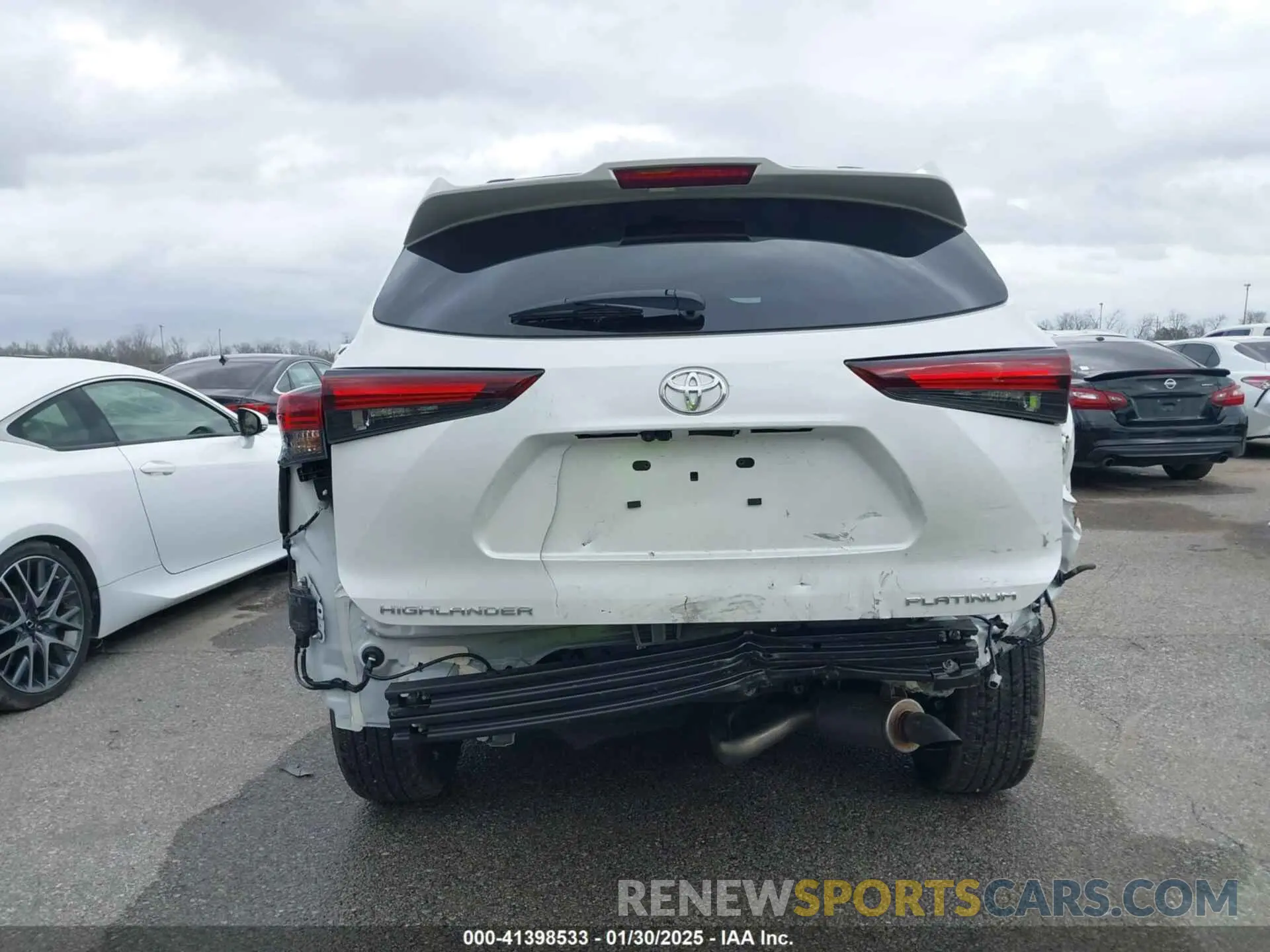 6 Фотография поврежденного автомобиля 5TDKDRAH6RS549413 TOYOTA HIGHLANDER 2024