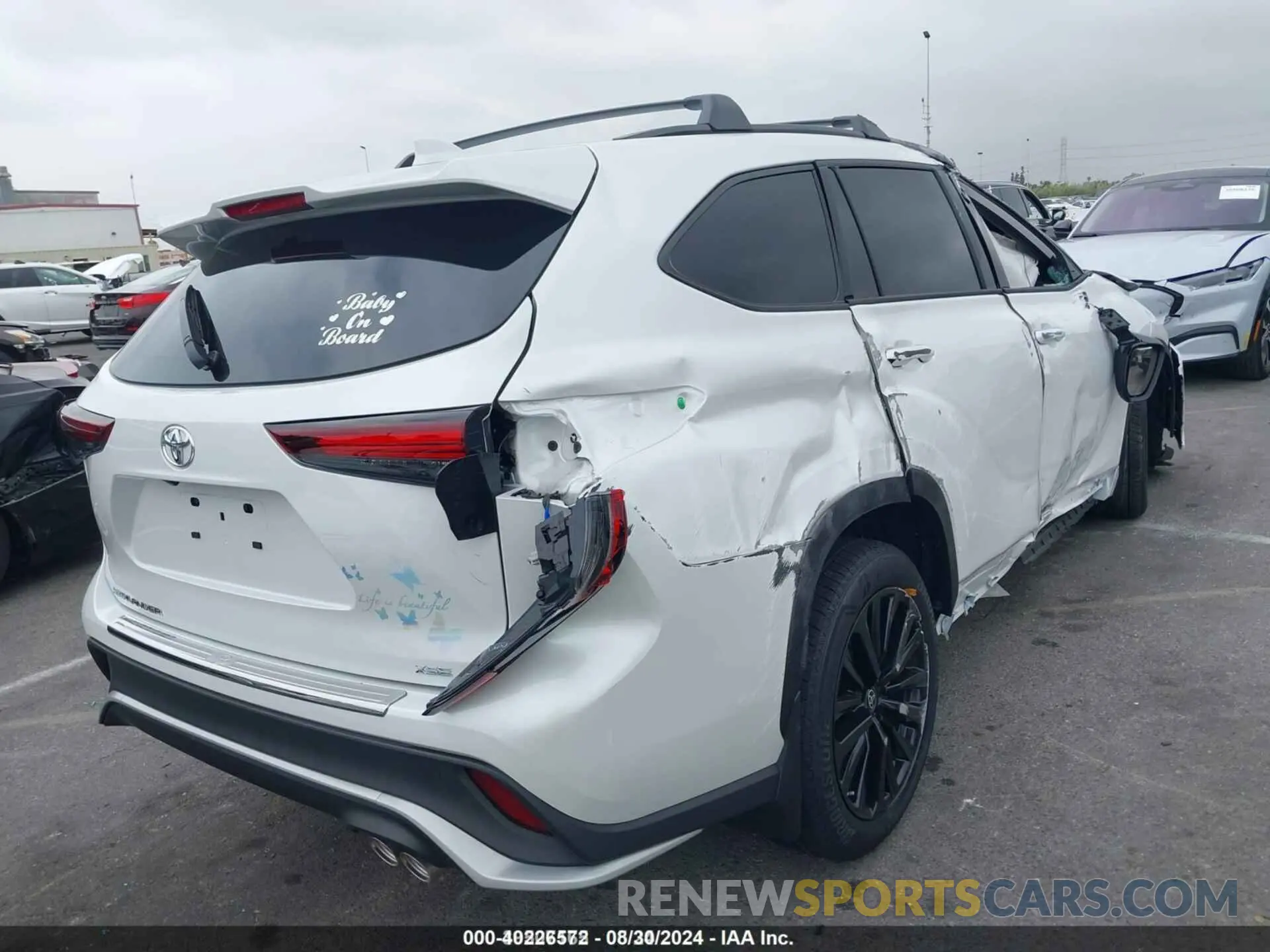4 Фотография поврежденного автомобиля 5TDKDRAH7RS532572 TOYOTA HIGHLANDER 2024