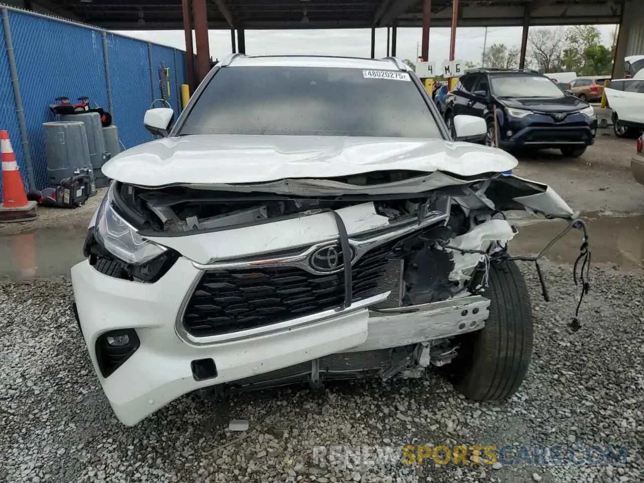 5 Photograph of a damaged car 5TDKDRAH7RS534063 TOYOTA HIGHLANDER 2024