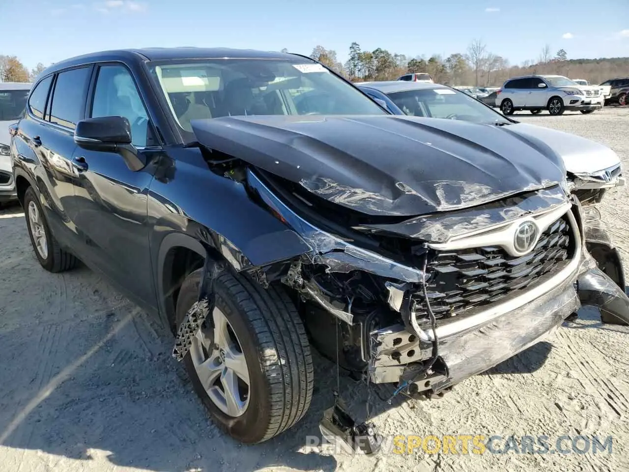 4 Фотография поврежденного автомобиля 5TDKDRAH8RS532676 TOYOTA HIGHLANDER 2024