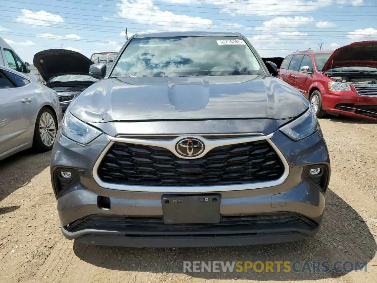 5 Фотография поврежденного автомобиля 5TDKDRAHXRS050808 TOYOTA HIGHLANDER 2024