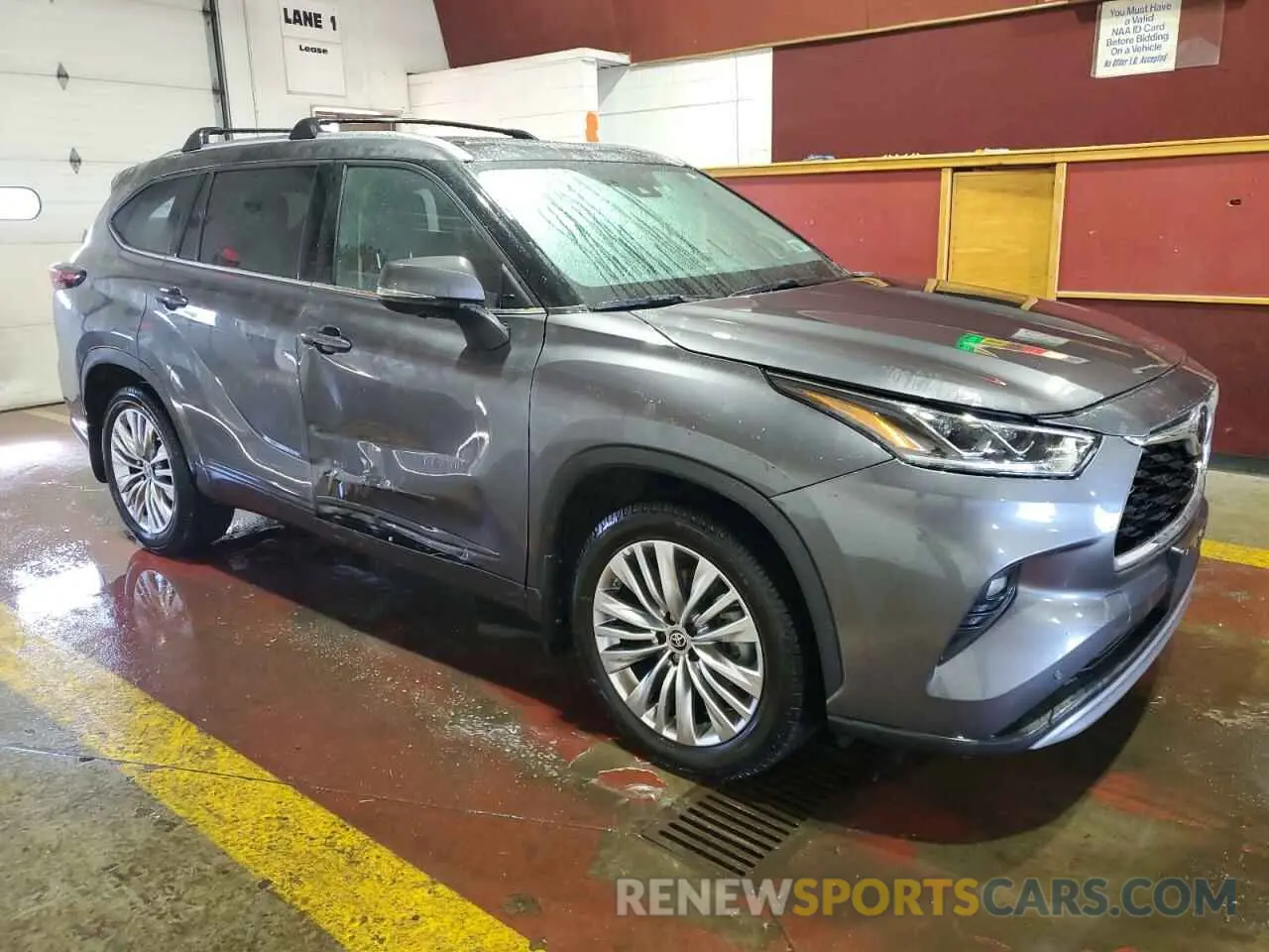 4 Фотография поврежденного автомобиля 5TDKDRBH1RS528497 TOYOTA HIGHLANDER 2024