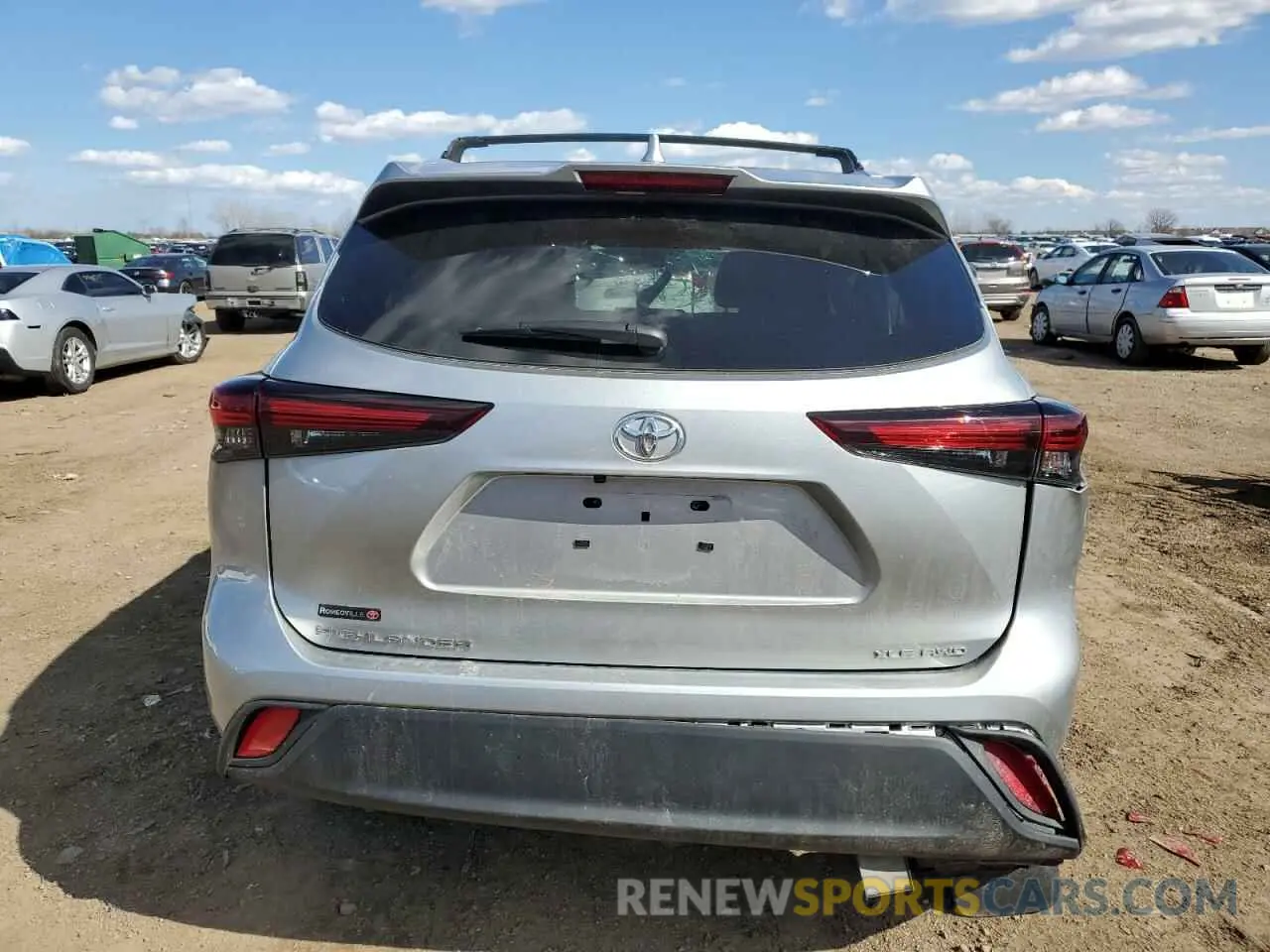 6 Фотография поврежденного автомобиля 5TDKDRBH1RS533442 TOYOTA HIGHLANDER 2024