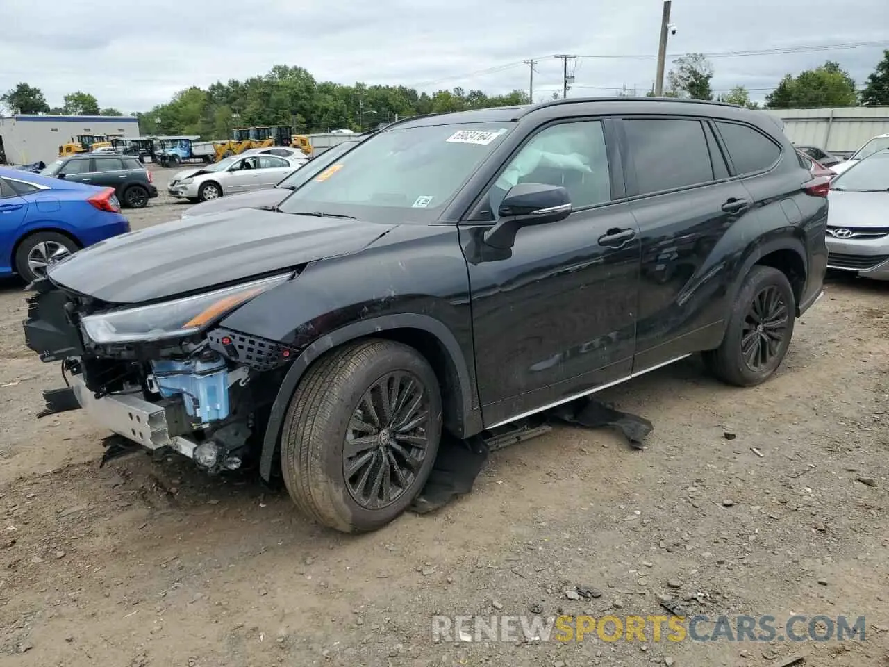 1 Photograph of a damaged car 5TDKDRBH1RS550872 TOYOTA HIGHLANDER 2024