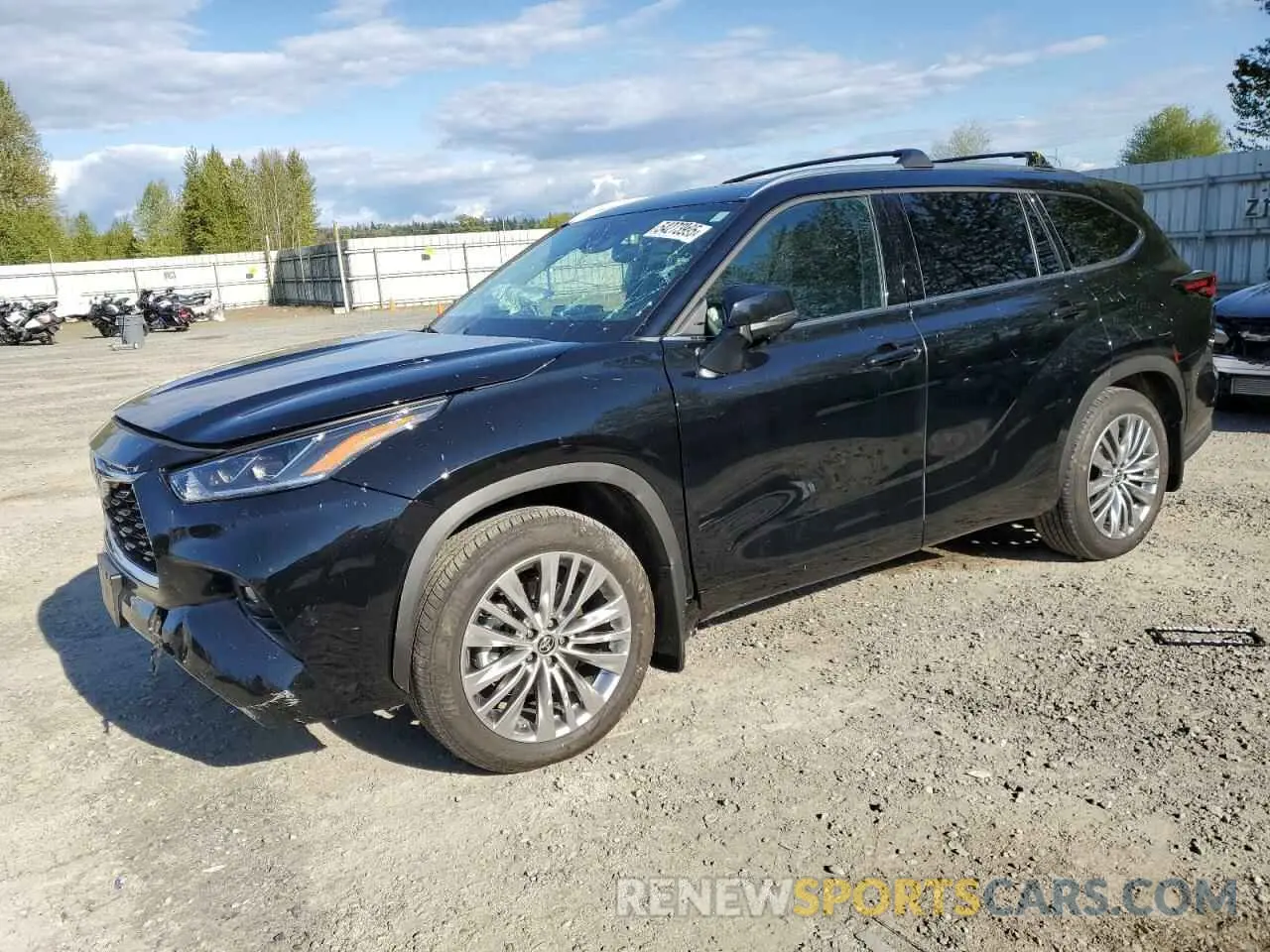 1 Photograph of a damaged car 5TDKDRBH1RS569096 TOYOTA HIGHLANDER 2024