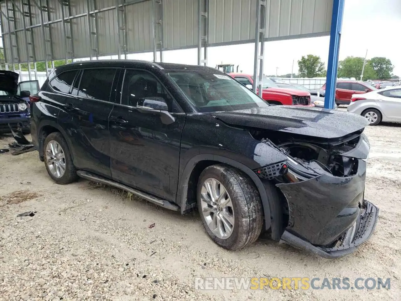4 Фотография поврежденного автомобиля 5TDKDRBH2RS538911 TOYOTA HIGHLANDER 2024