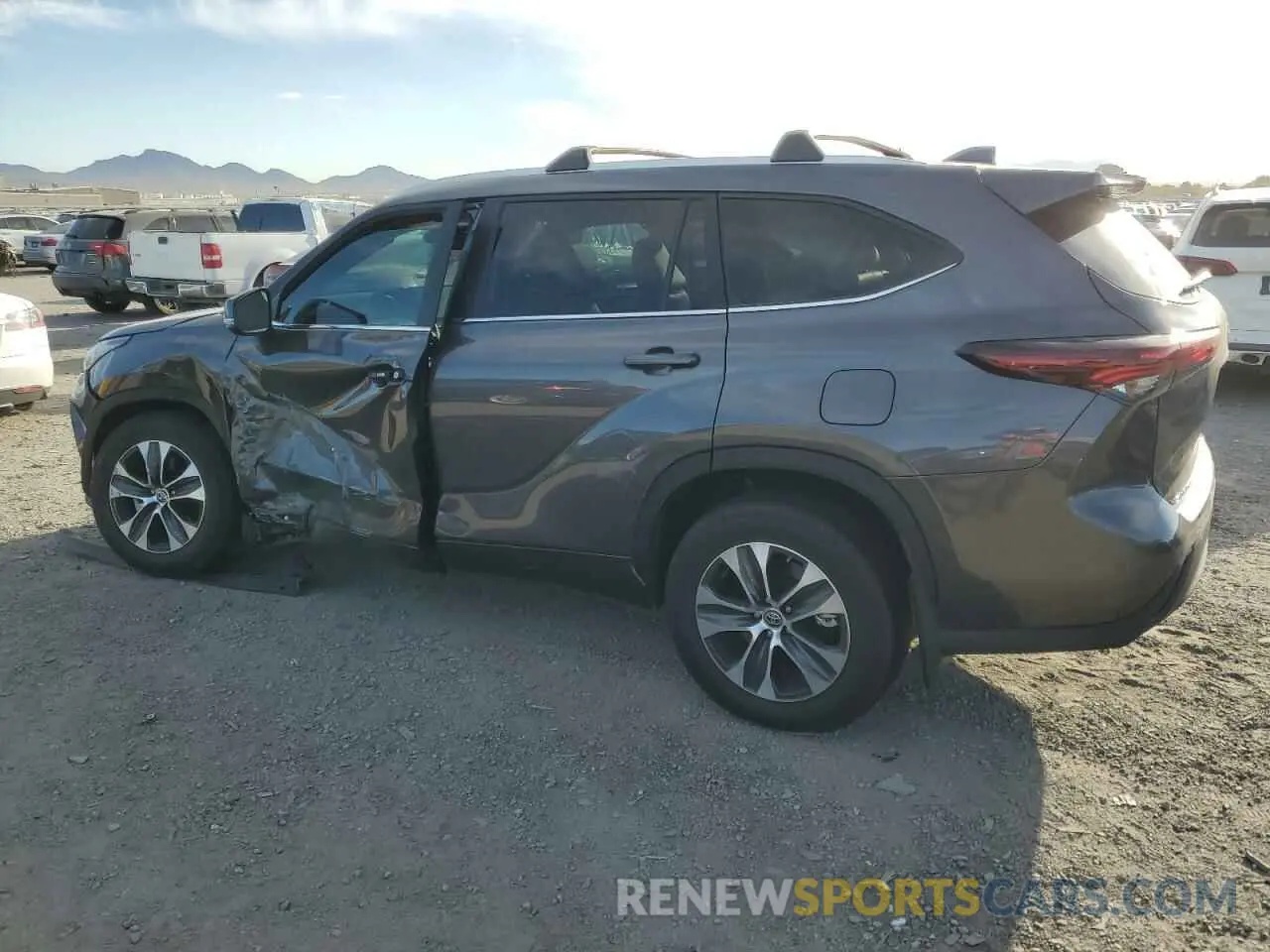 2 Фотография поврежденного автомобиля 5TDKDRBH2RS541825 TOYOTA HIGHLANDER 2024