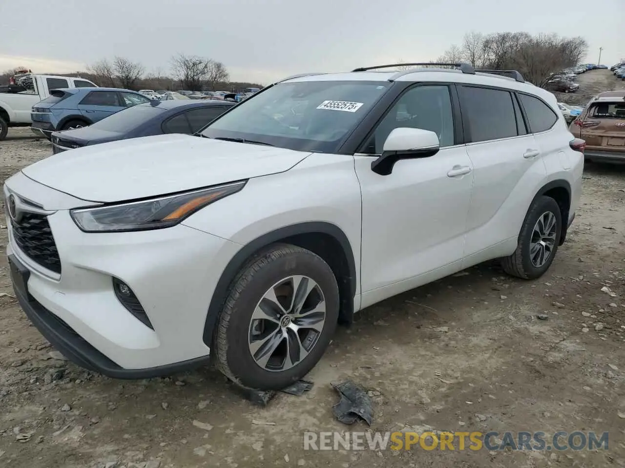 1 Photograph of a damaged car 5TDKDRBH2RS542778 TOYOTA HIGHLANDER 2024