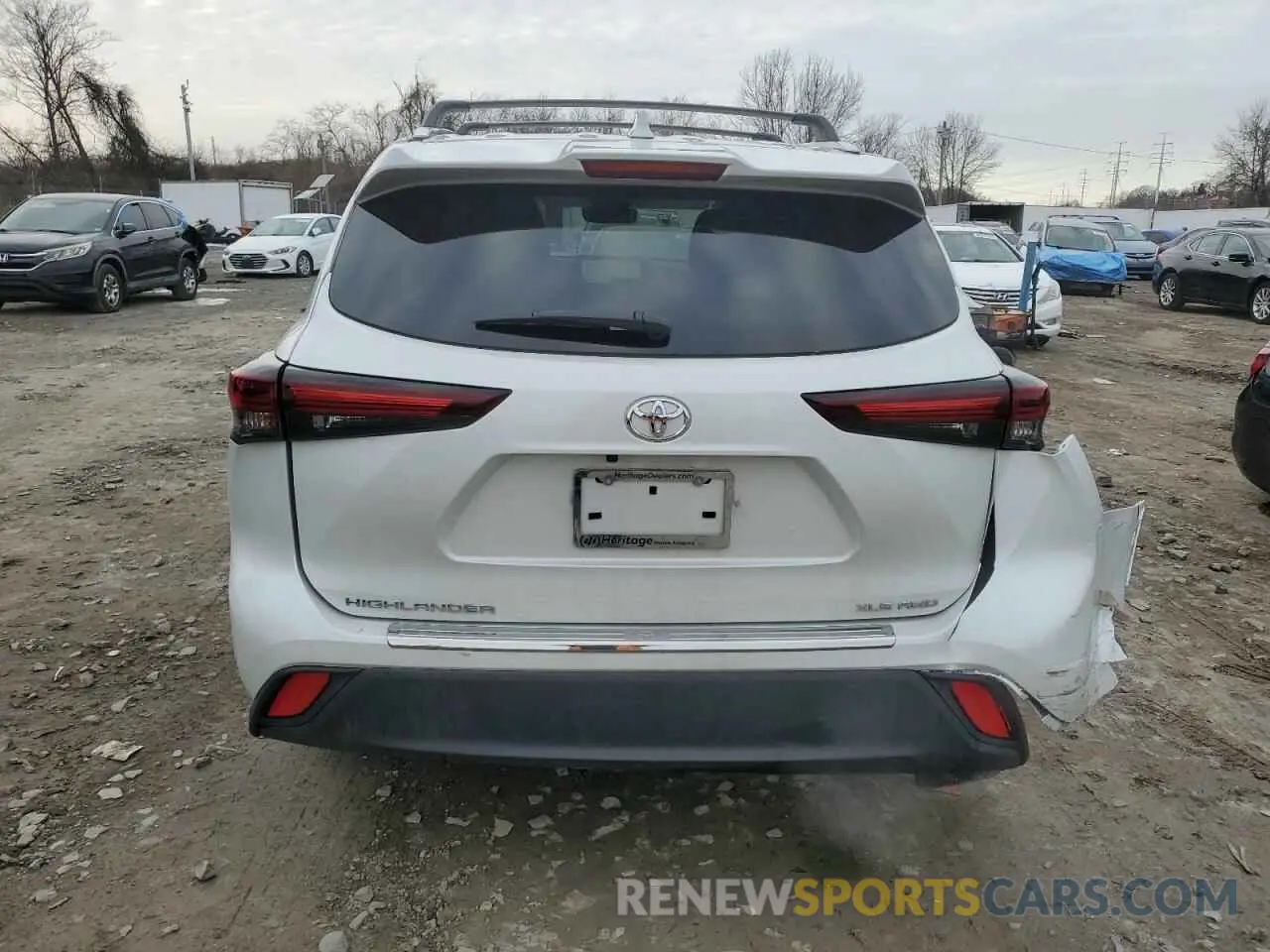 6 Photograph of a damaged car 5TDKDRBH2RS542778 TOYOTA HIGHLANDER 2024