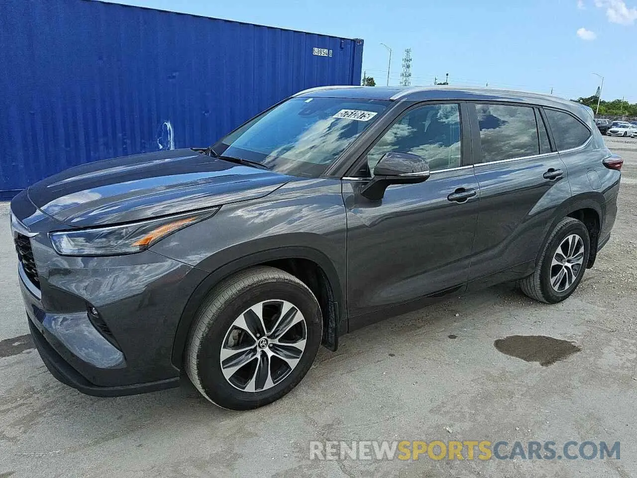 1 Фотография поврежденного автомобиля 5TDKDRBH2RS553666 TOYOTA HIGHLANDER 2024