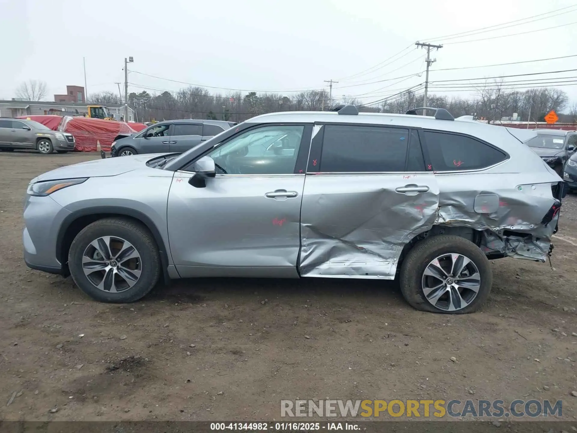 14 Фотография поврежденного автомобиля 5TDKDRBH3RS532227 TOYOTA HIGHLANDER 2024