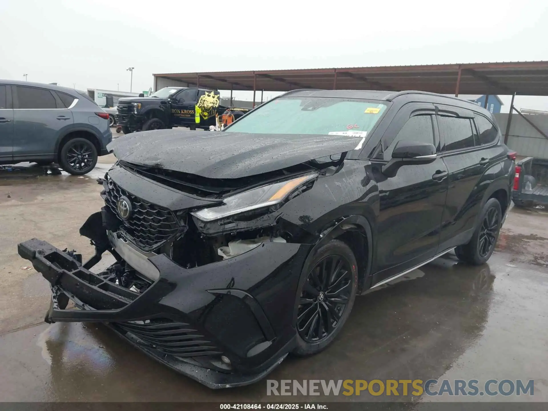 2 Photograph of a damaged car 5TDKDRBH3RS537184 TOYOTA HIGHLANDER 2024