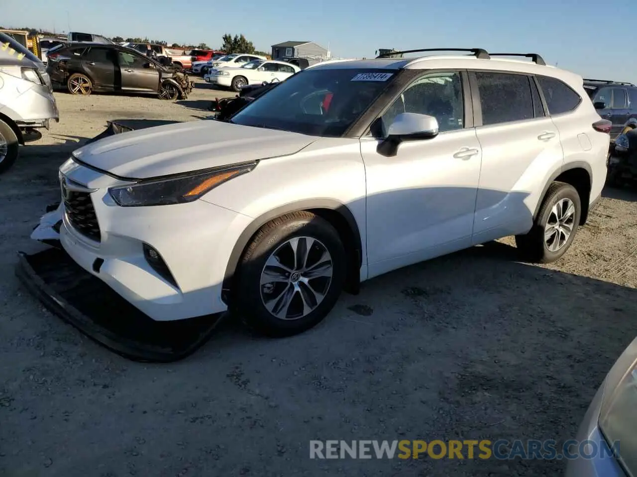 1 Photograph of a damaged car 5TDKDRBH4RS548517 TOYOTA HIGHLANDER 2024