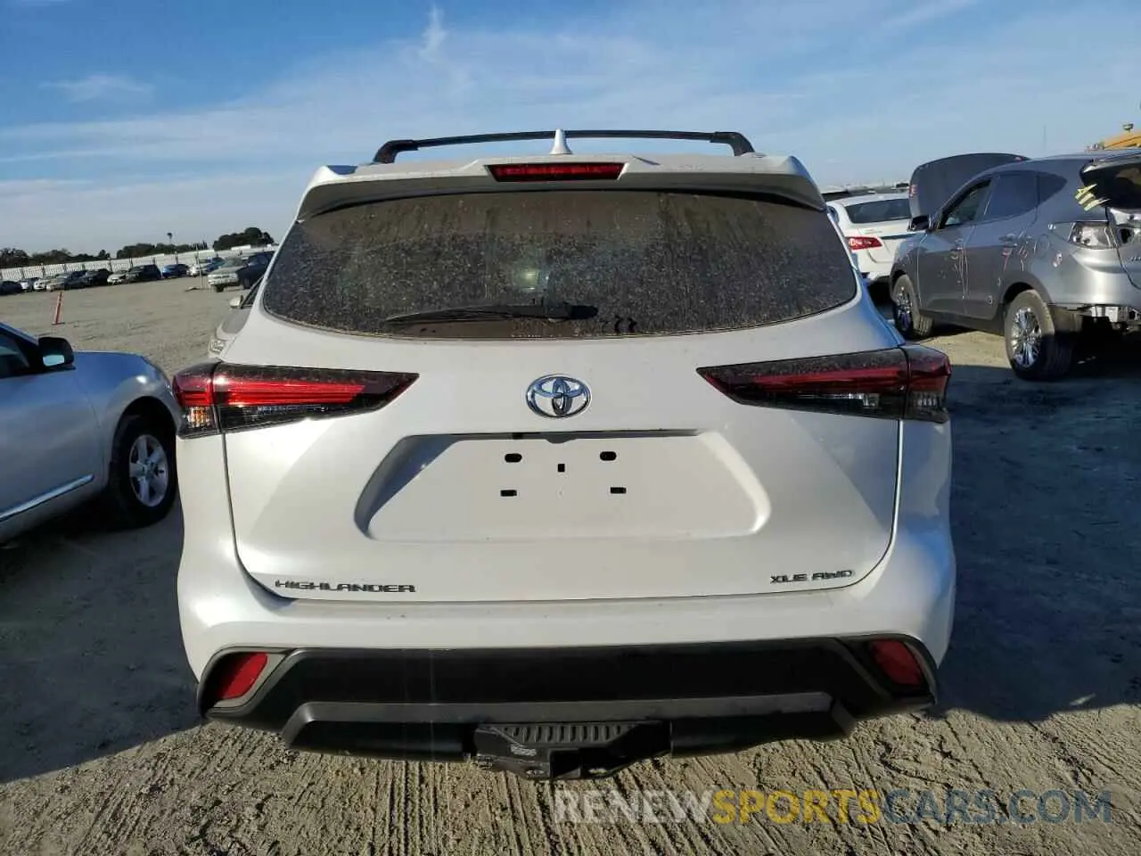 6 Photograph of a damaged car 5TDKDRBH4RS548517 TOYOTA HIGHLANDER 2024