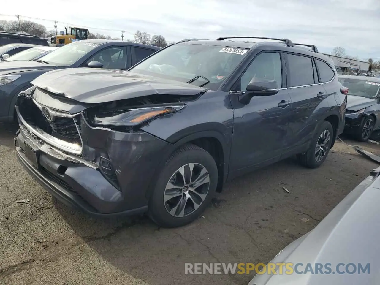 1 Photograph of a damaged car 5TDKDRBH5RS545156 TOYOTA HIGHLANDER 2024
