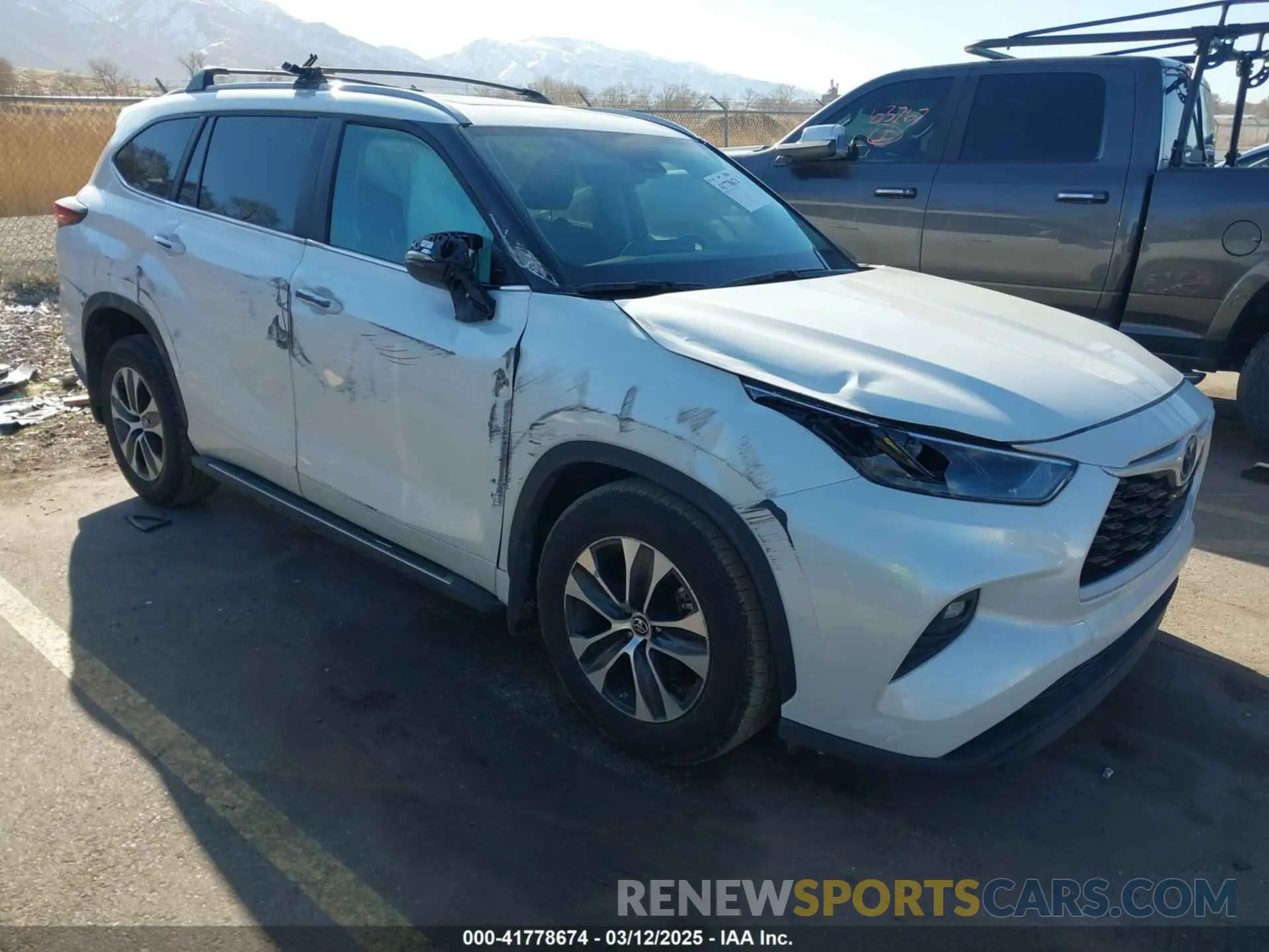 1 Фотография поврежденного автомобиля 5TDKDRBH5RS551491 TOYOTA HIGHLANDER 2024