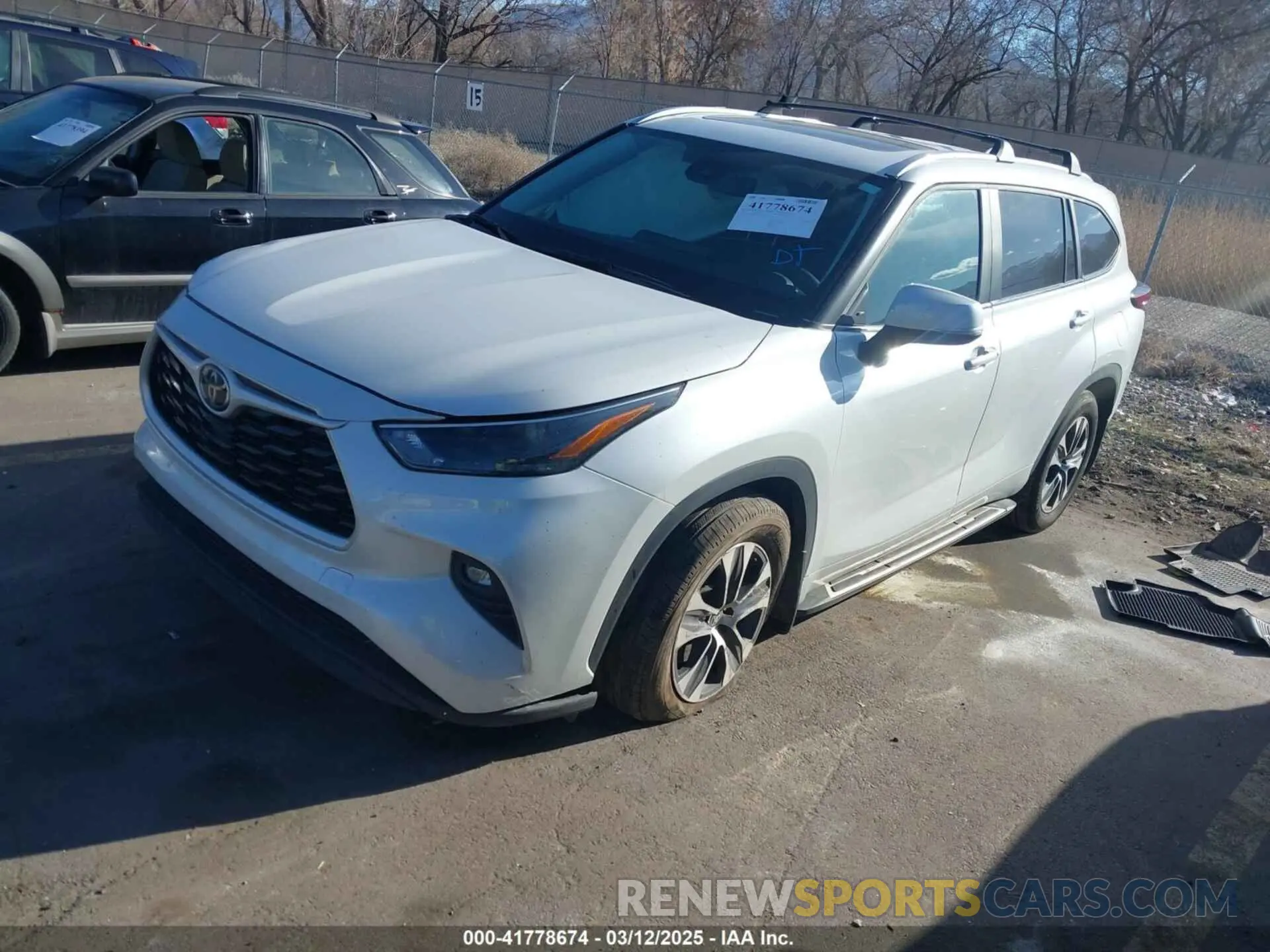 2 Фотография поврежденного автомобиля 5TDKDRBH5RS551491 TOYOTA HIGHLANDER 2024